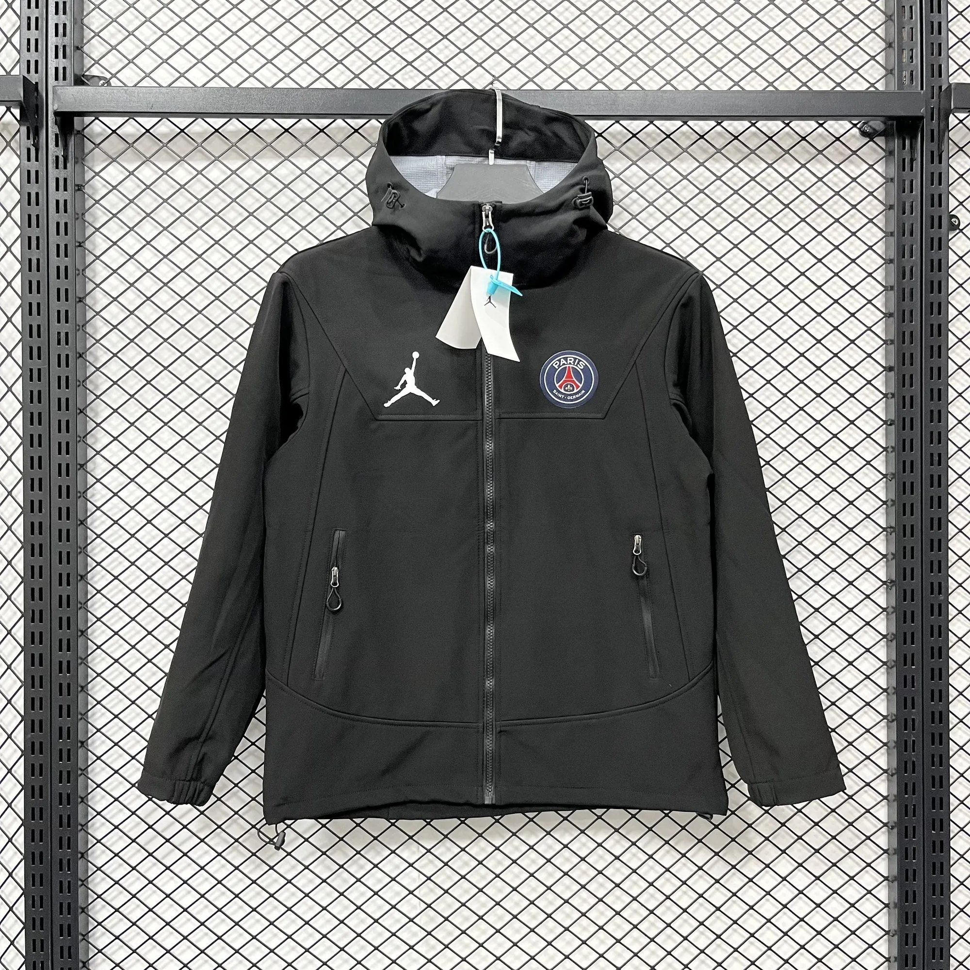 25-26 PSG hardshell jacket Kit Soccer Windbreaker AAAAJersey Supply Yupoo 1