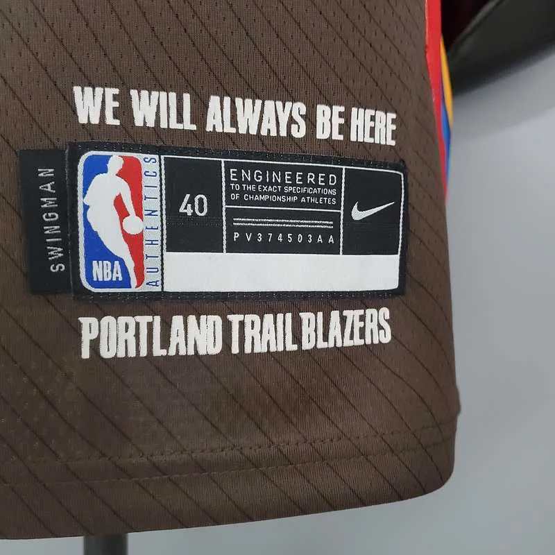 2021 ROY#7 Trail Blazers City Edition Brown 8