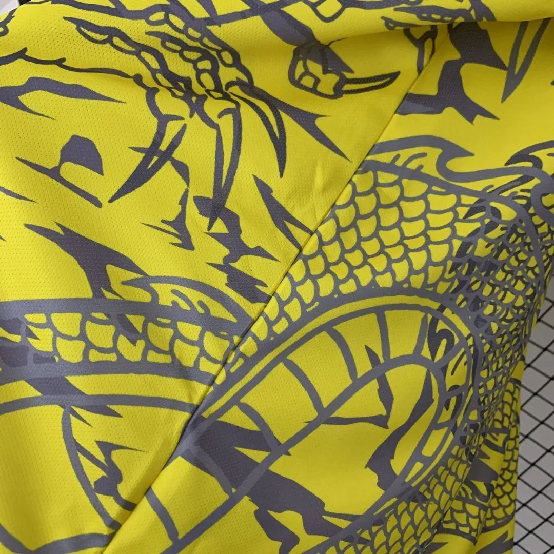 25-26 Real Madrid Yellow Dragon Special Edition Shirt Football Uniform AAAAJersey Dropship Yupo 2