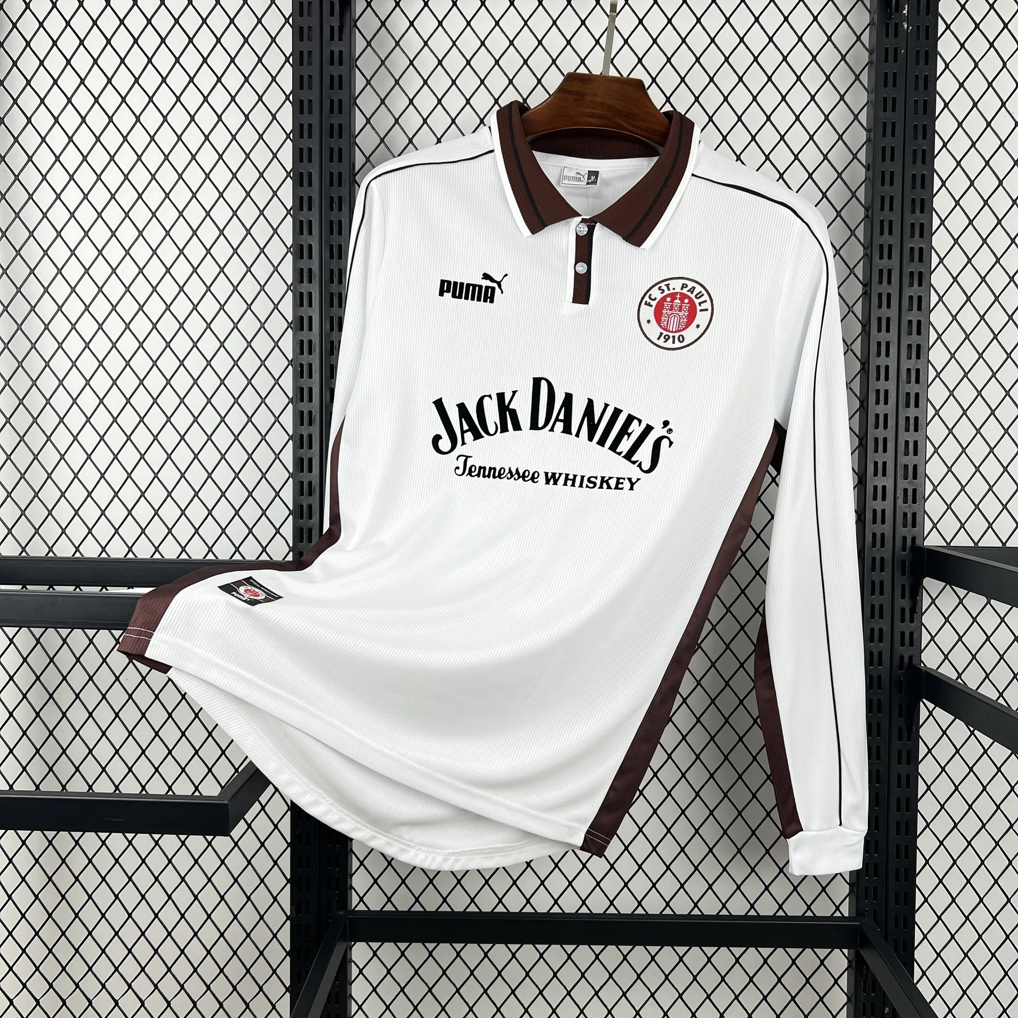 1999-00 St. Pauli Home Football Retro Kit Vintage Long Sleeve Shirt AAAAJersey Wholesale Yupoo 9