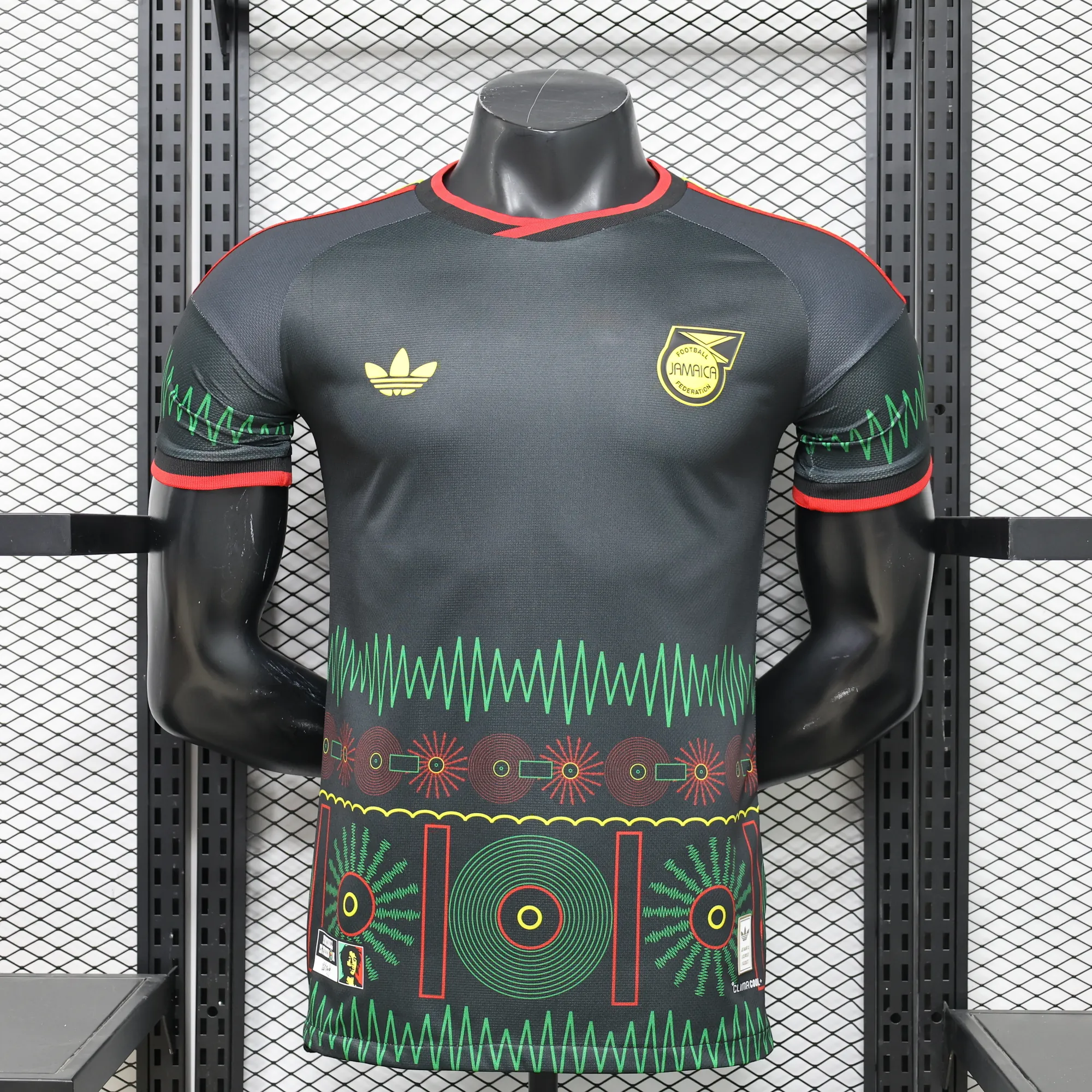 2026 World Cup Jamaica X Bob Marley Away Soccer Shirt Player Version 5