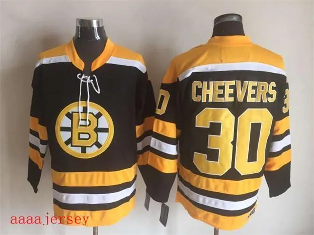 Boston Bruins retro ice hockey jersey M-3XL 波士顿棕熊队复古冰球服 1