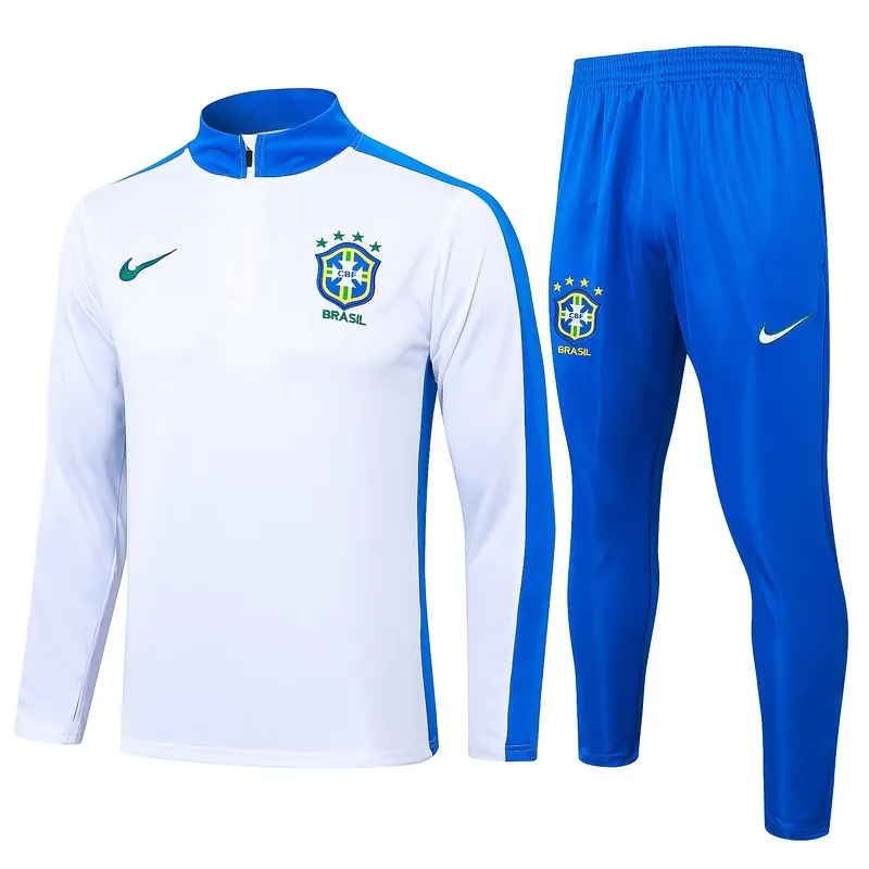 2024 Brazil Long Sleeve Training Suit Football Shirts 3