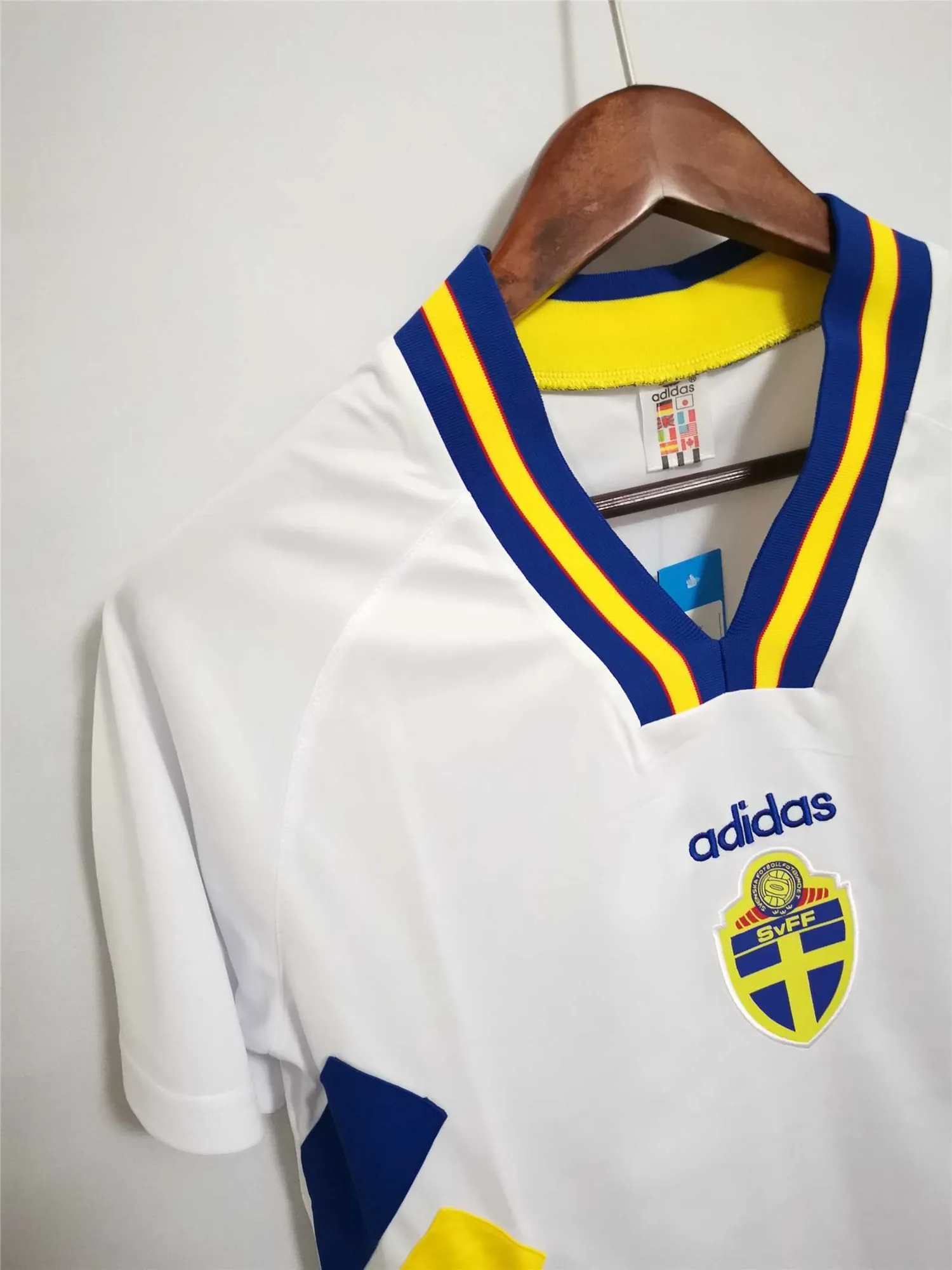 1994 Sweden away white 7