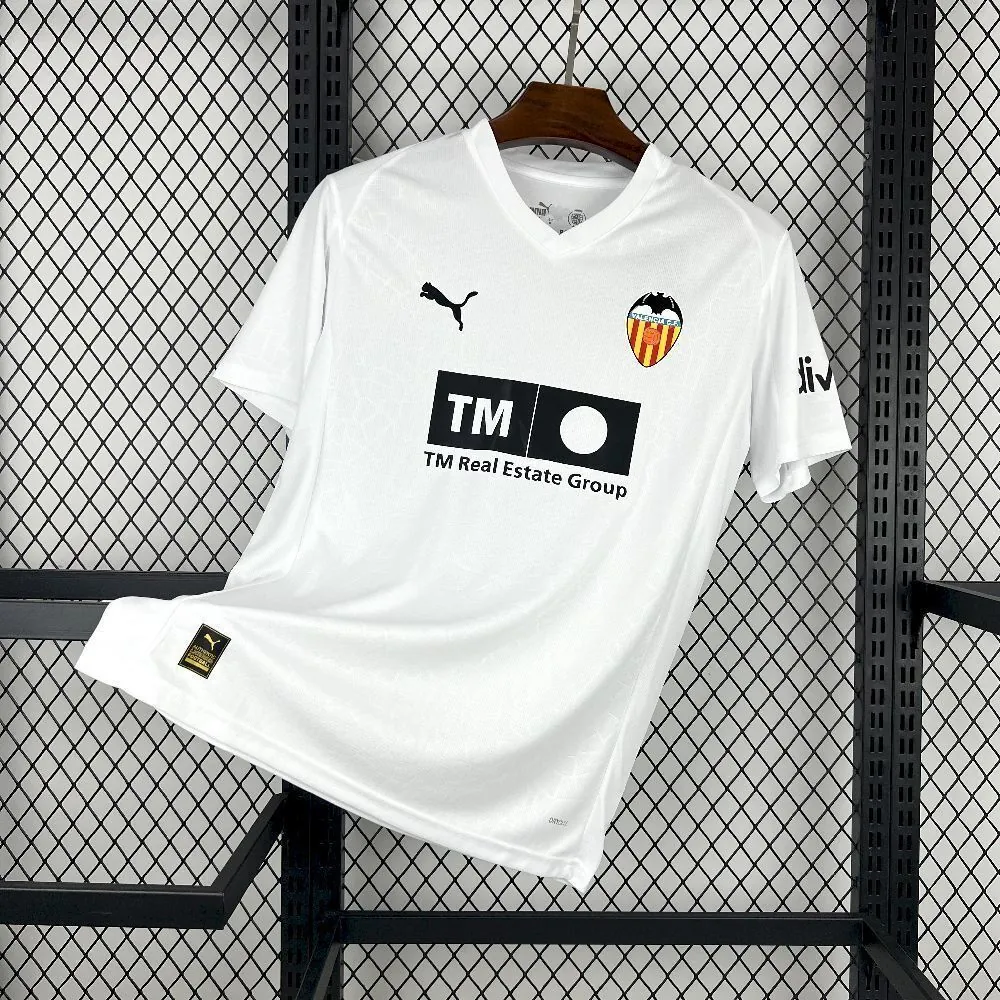 25-26 Valencia Home T-Shirt Football Apparels Soccer AAAAJersey Yupoo 8