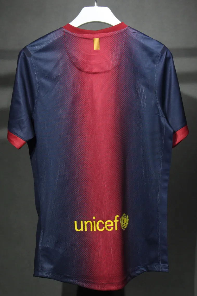 12-13 Barcelona Home Retro Kit Vintage Player Version Sino Shirt AAAAJersey Dropship Yupoo 4