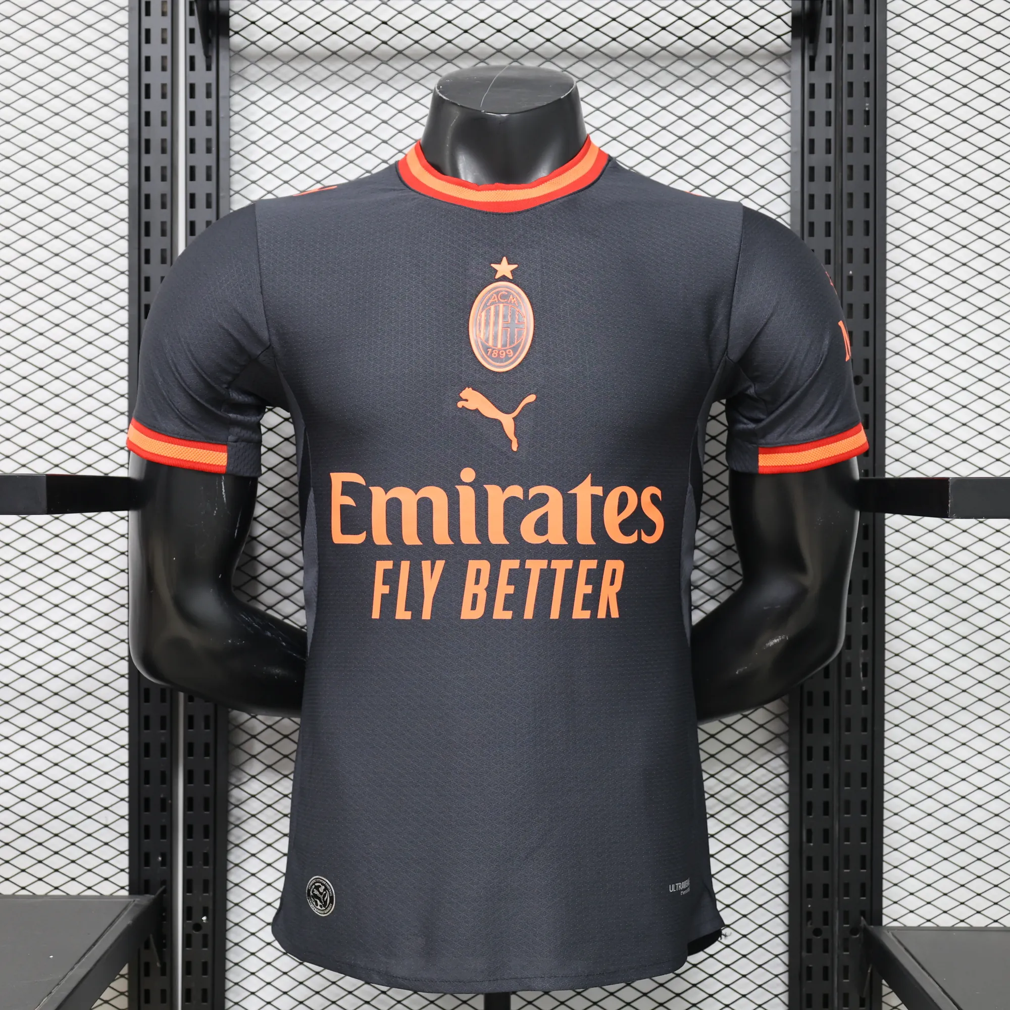 26-27 AC Milan Mens Third Away Kit Player Version Football T-Shirt AAAAJersey Wholesale Yupoo9 4