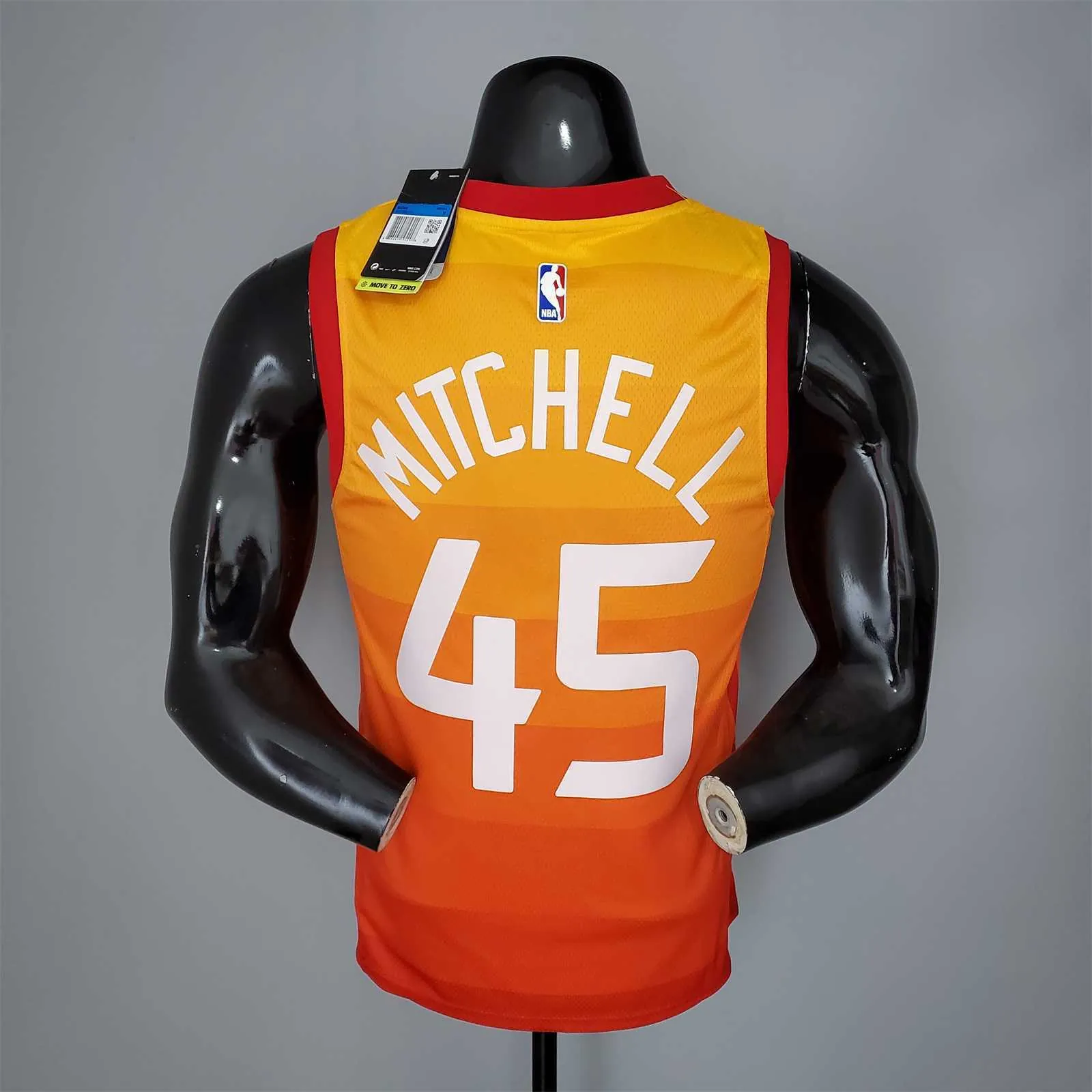 2019 MITCHELL#45 Season Jazz Rainbow Gradient Orange 3