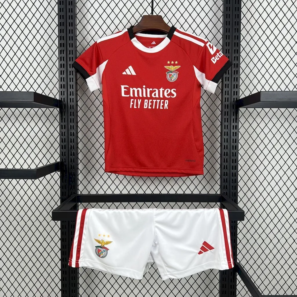 25-26 Benfica Home Kid Kits Youth Apparels AAAAJersey Supply Yupoo 11