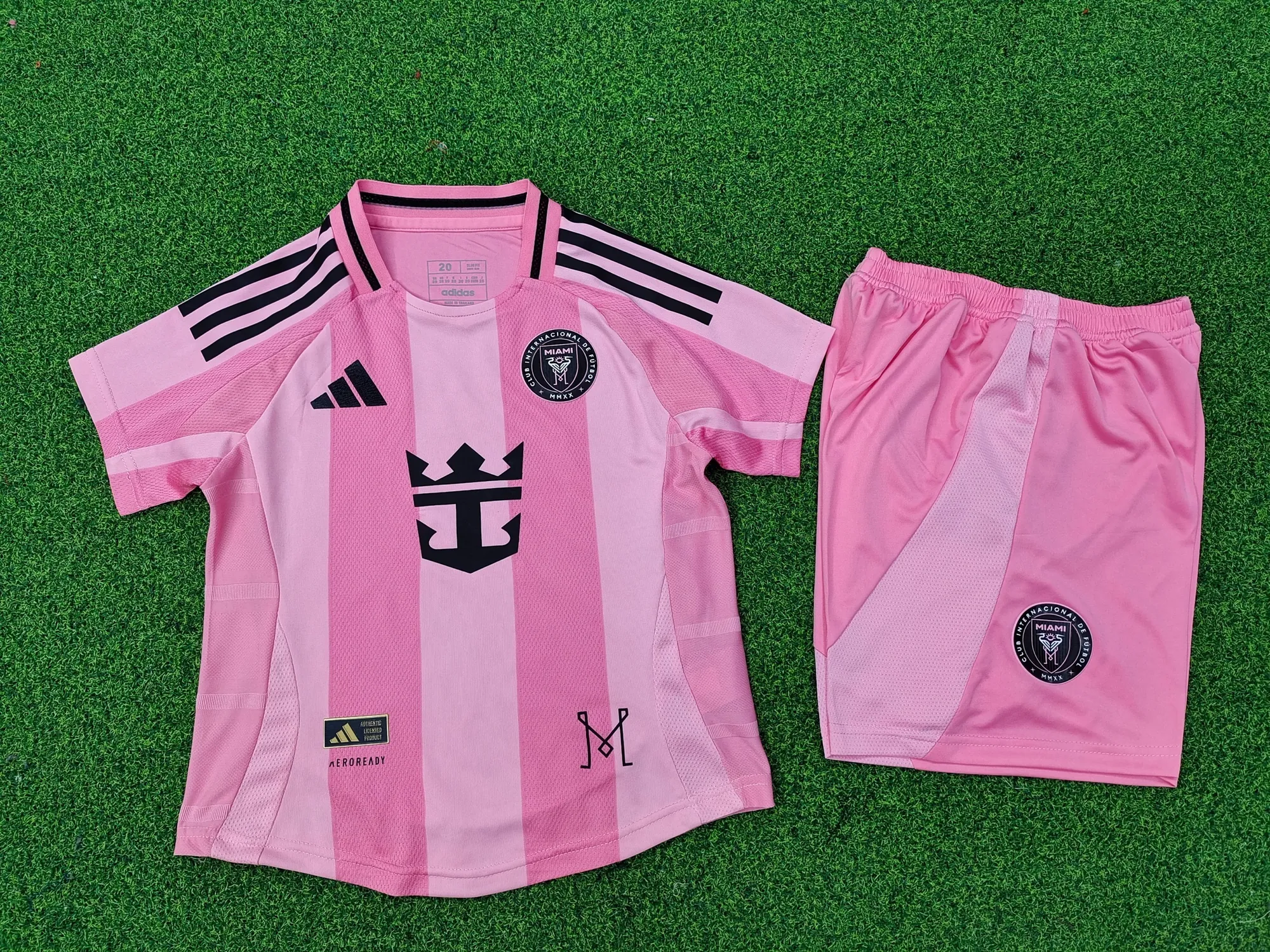 25-26 Inter Miami Home Player Version Kid Kits Youth Apparels AAAAJersey Dropship Yupoo 6