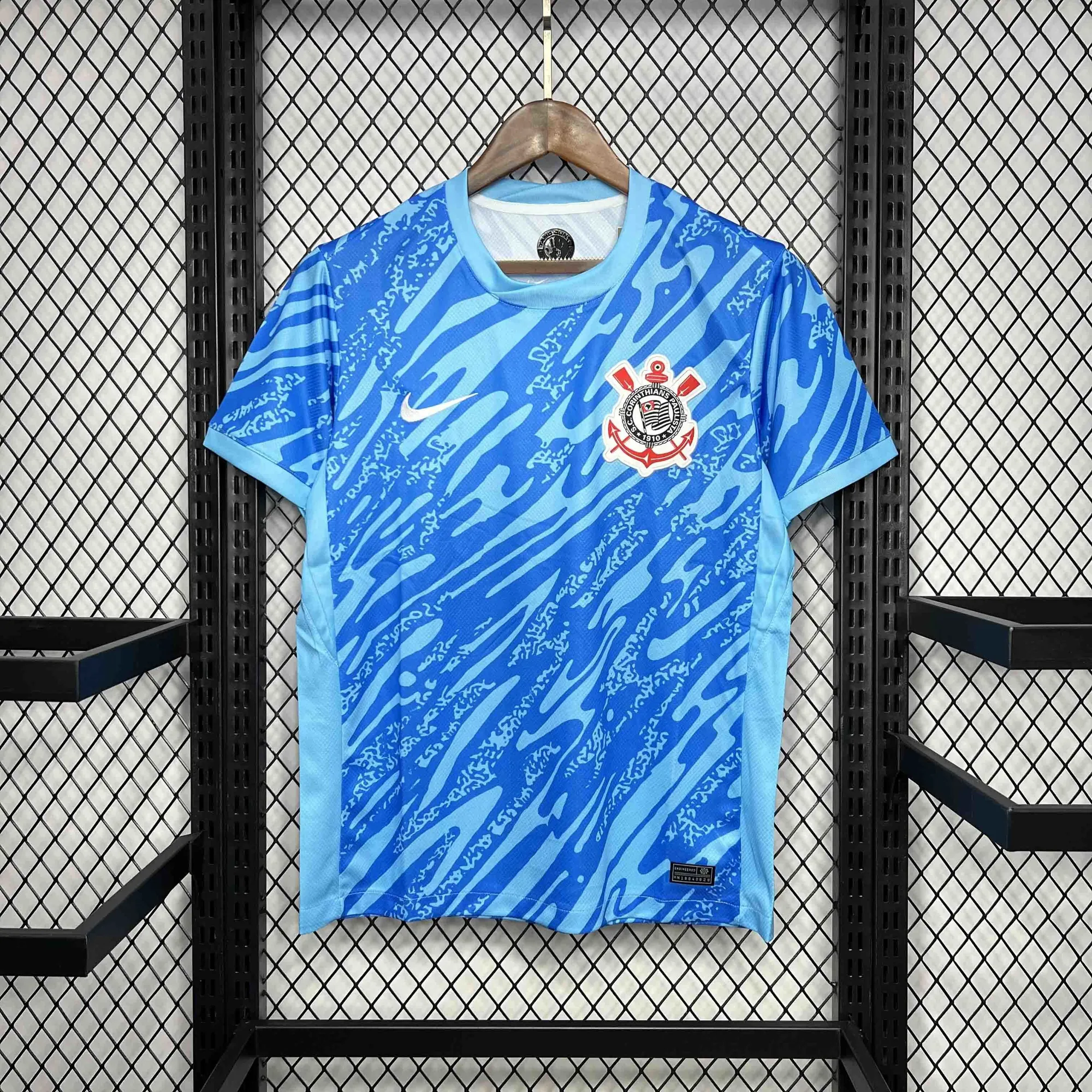 24-25 Corinthians Goalkeeper Blue Kit Soccer Unifrom AAAAJersey Dropshiping Yupoo 6