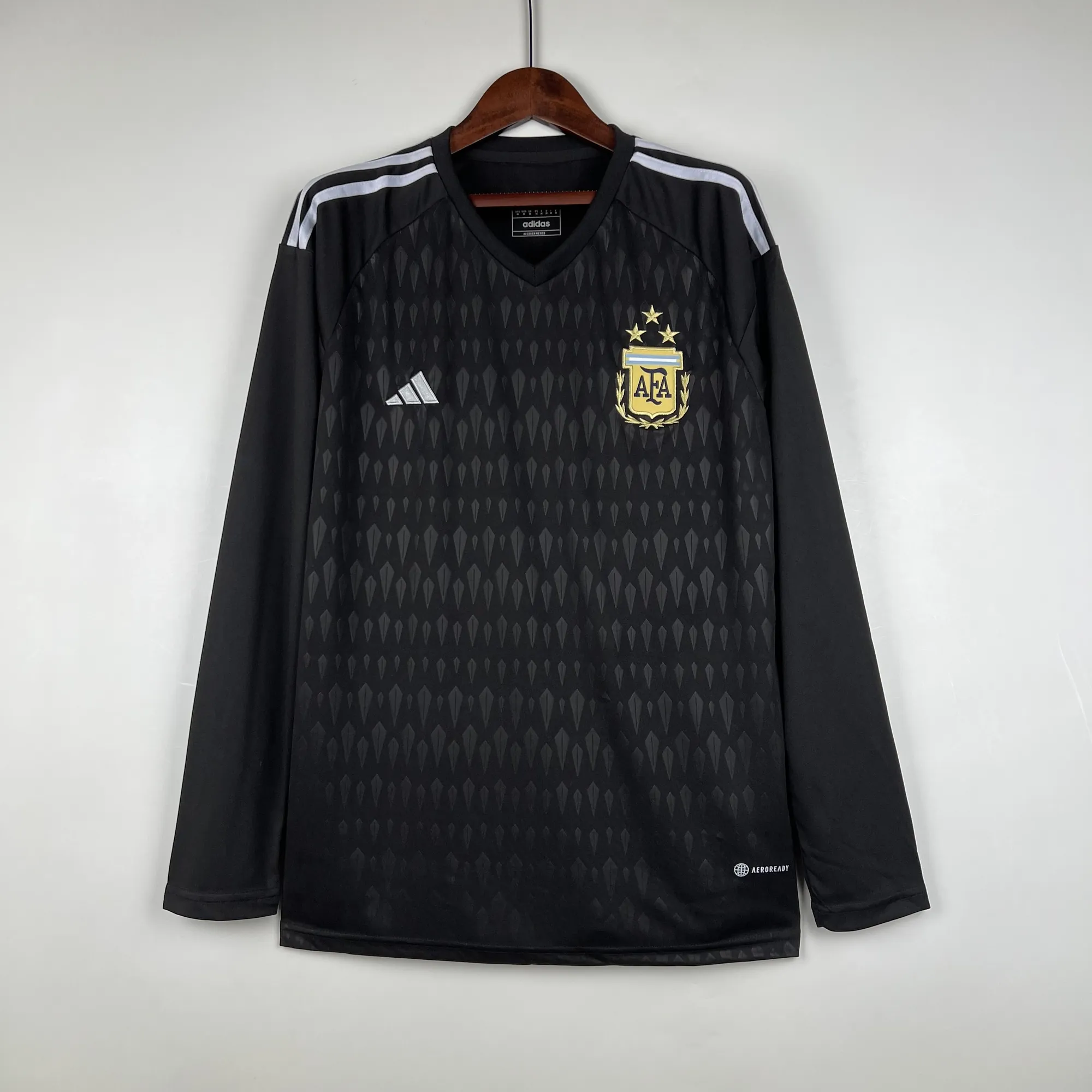 2023 Long Sleeve Goalkeeper Argentina Black S-XXL 9