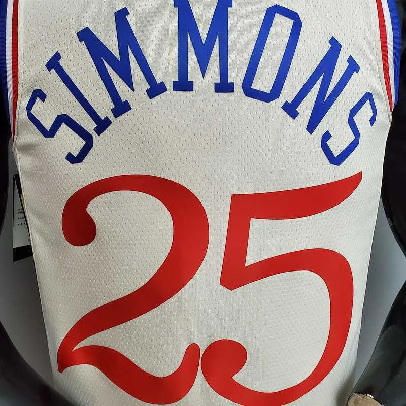 2020 Philadelphia 76ers SIMMONS#25 City Limited Edition Beige 3