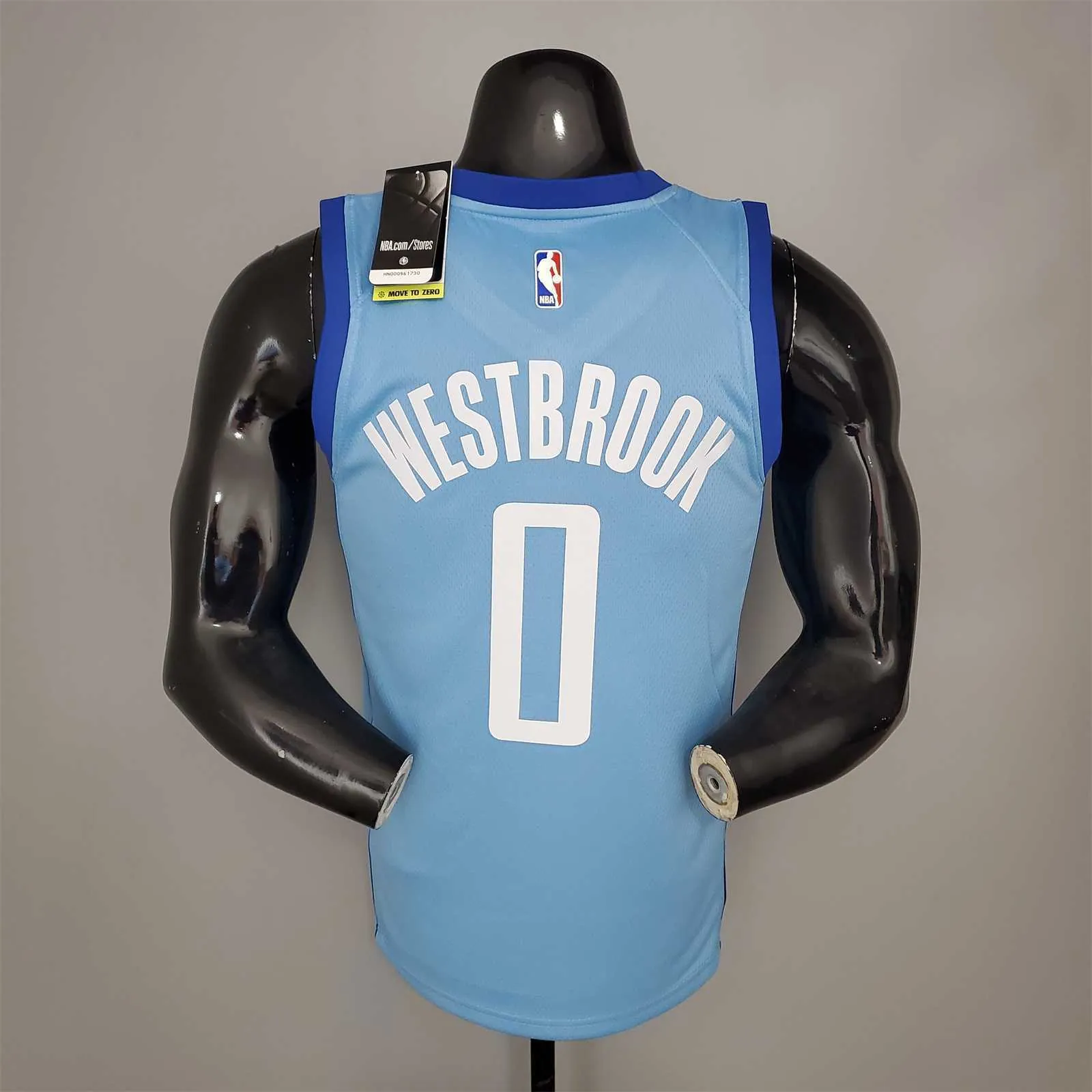 WESTBROOK#0 2021 Rockets City Edition Blue 5