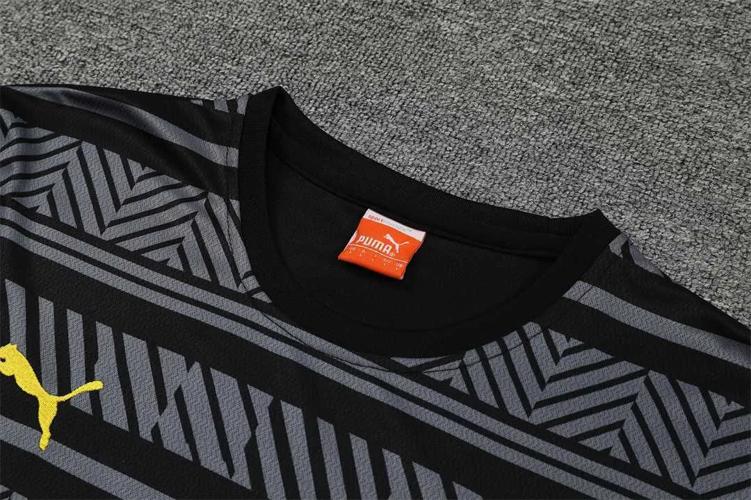 22-23 Dortmund Training Suit Short Sleeve Kit Grey 8