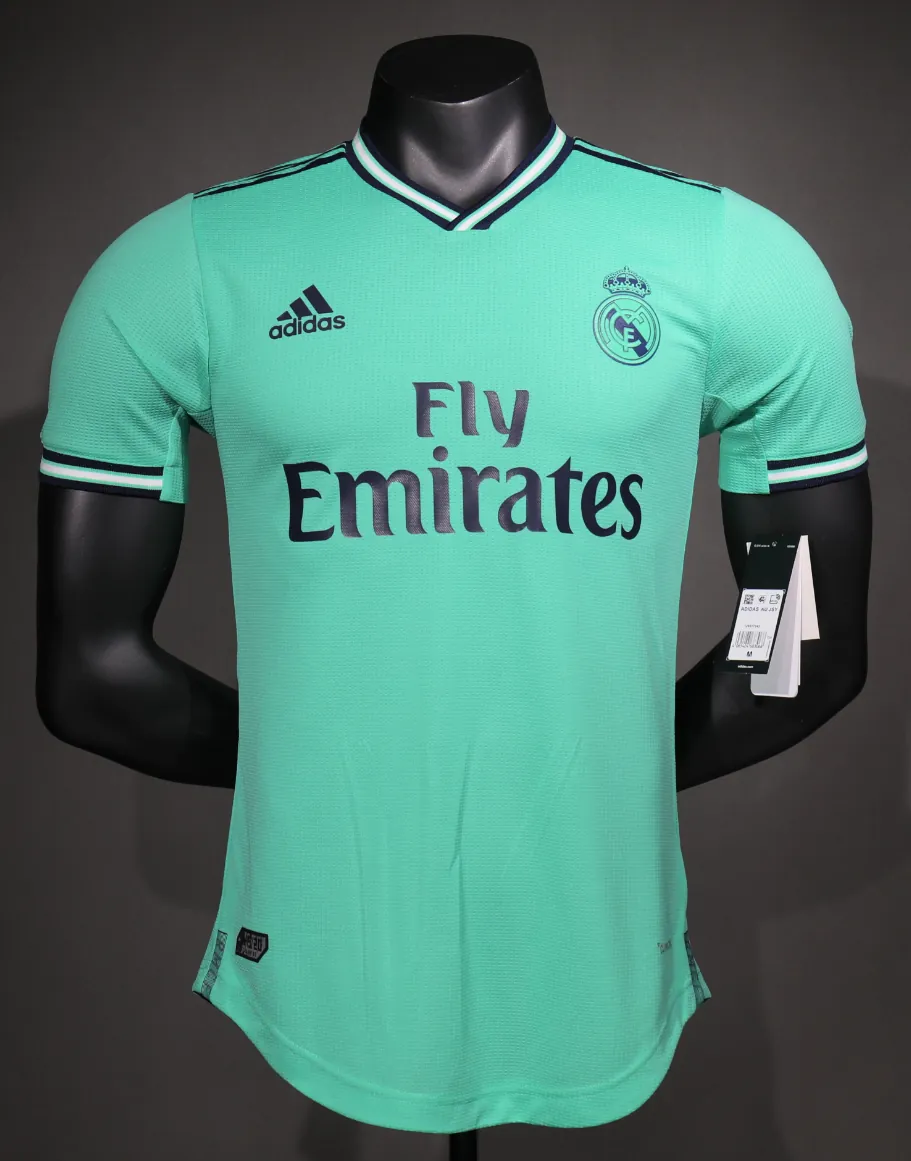 19-20 Real Madrid Third Away Retro Kit Vintage Player Version Sino Shirt AAAAJersey Dropship Yu 7