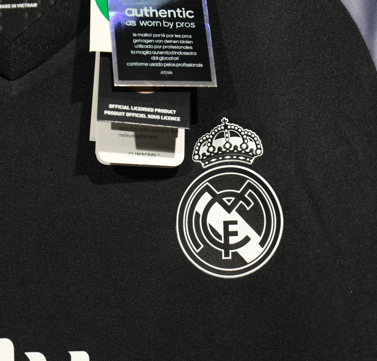 16-17 Real Madrid Third Retro Kit Vintage Player Version Long Sleeve Shirt AAAAJersey Dropship 1