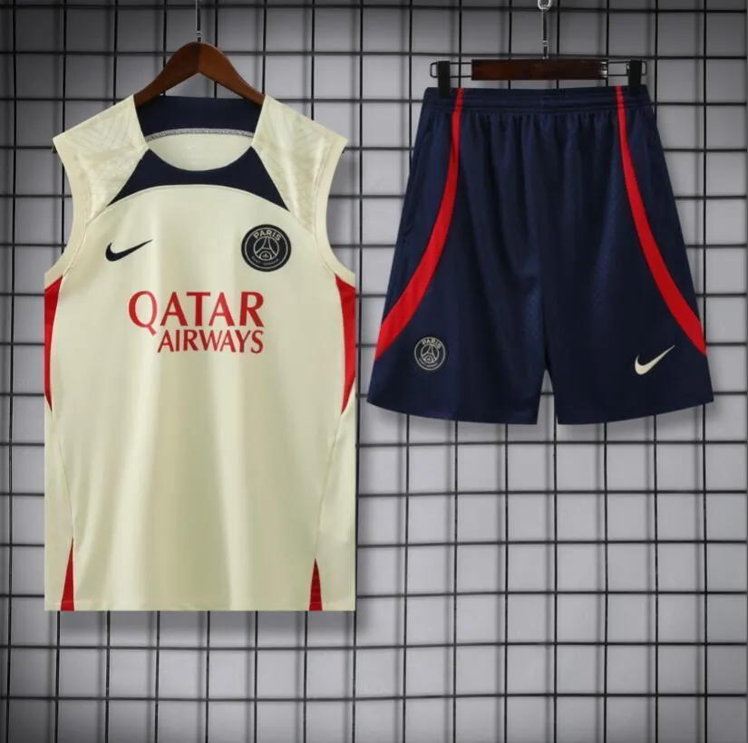 23-24 PSG Training Vest Kit S-XXL Soccer Jerseys 3