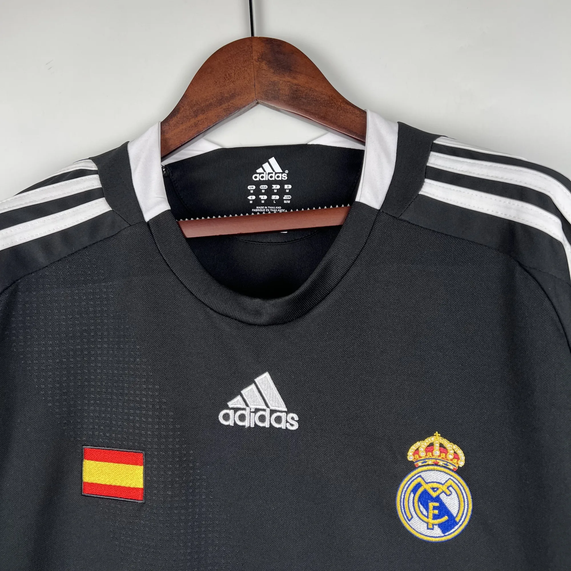 08-09 Real Madrid Retro Third Kit Vintage Black Shirt Football Jerseys Yupoo 8