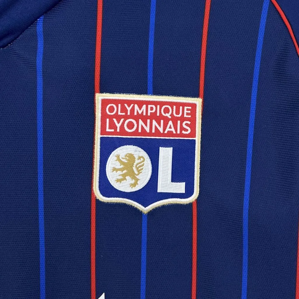 25-26 Lyon Away Shirt Football T-Shirt AAAAJersey Supply Yupoo 2