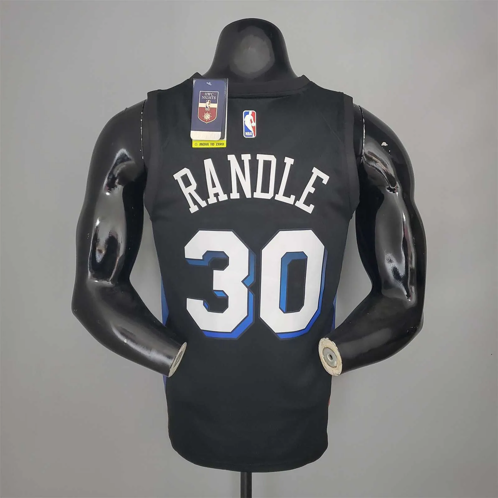 2021 RANDLE#30 Knicks City Edition Black 7