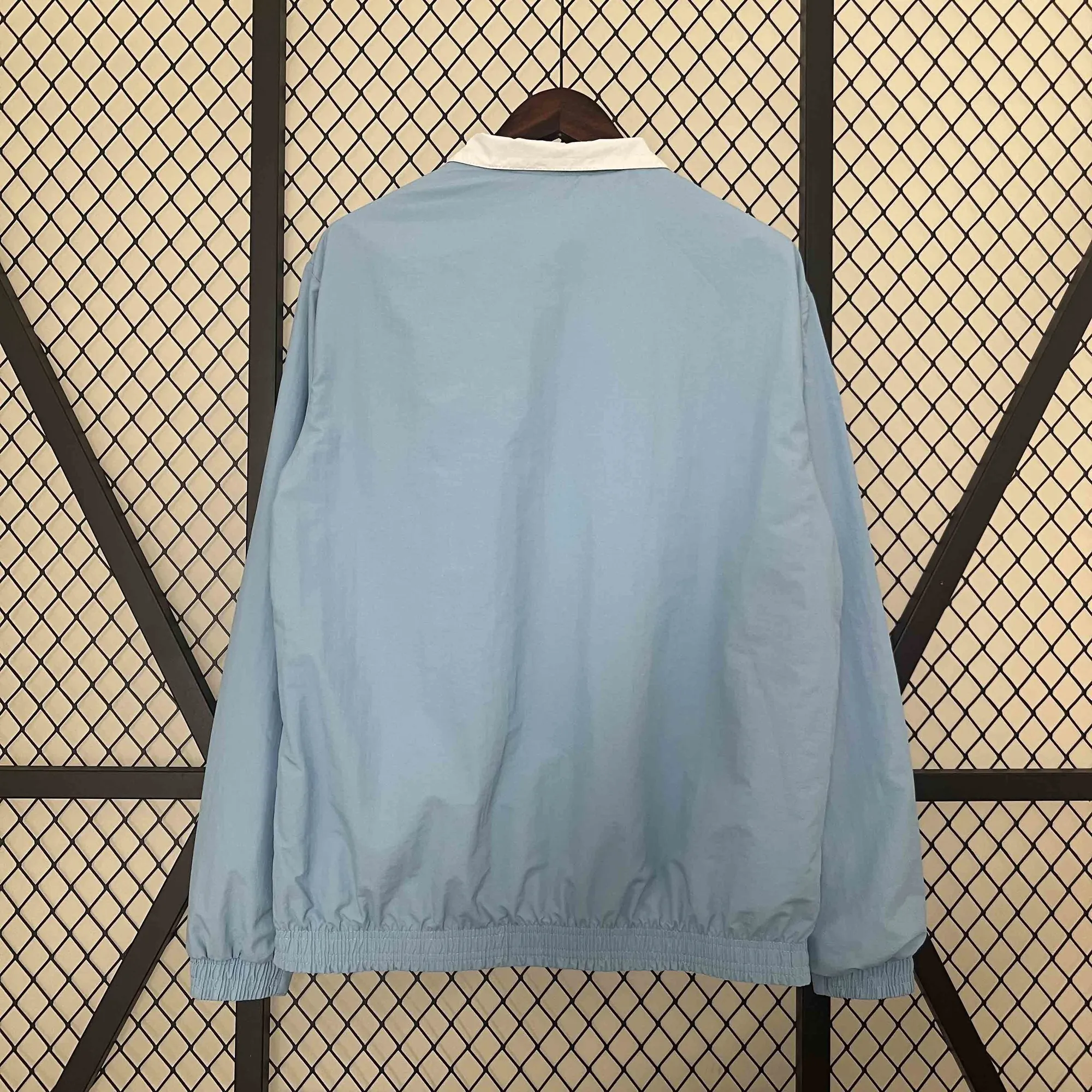 23-24 Lazio Blue and White Reversible Windbreaker Double-Sides Jacket Football Replicas 1