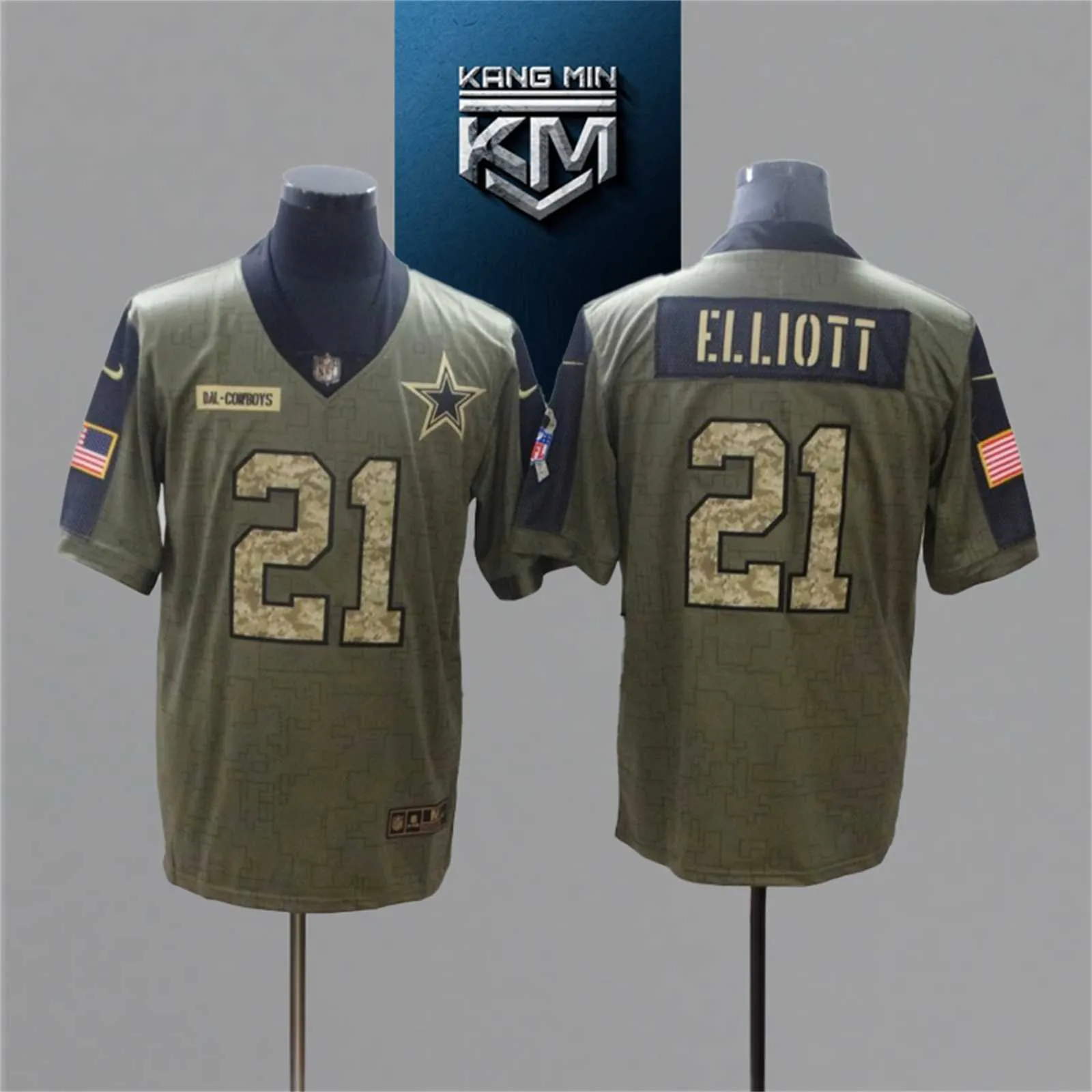2021 New Tribute Camo Edition NFL Jersey 5