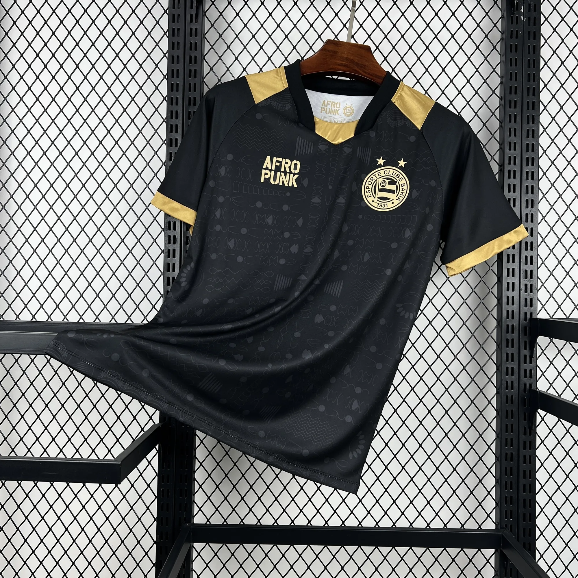 25-26 Bahia Black November AFROPUNK Soccer T-Shirt AAAAJersey Yupoo 5