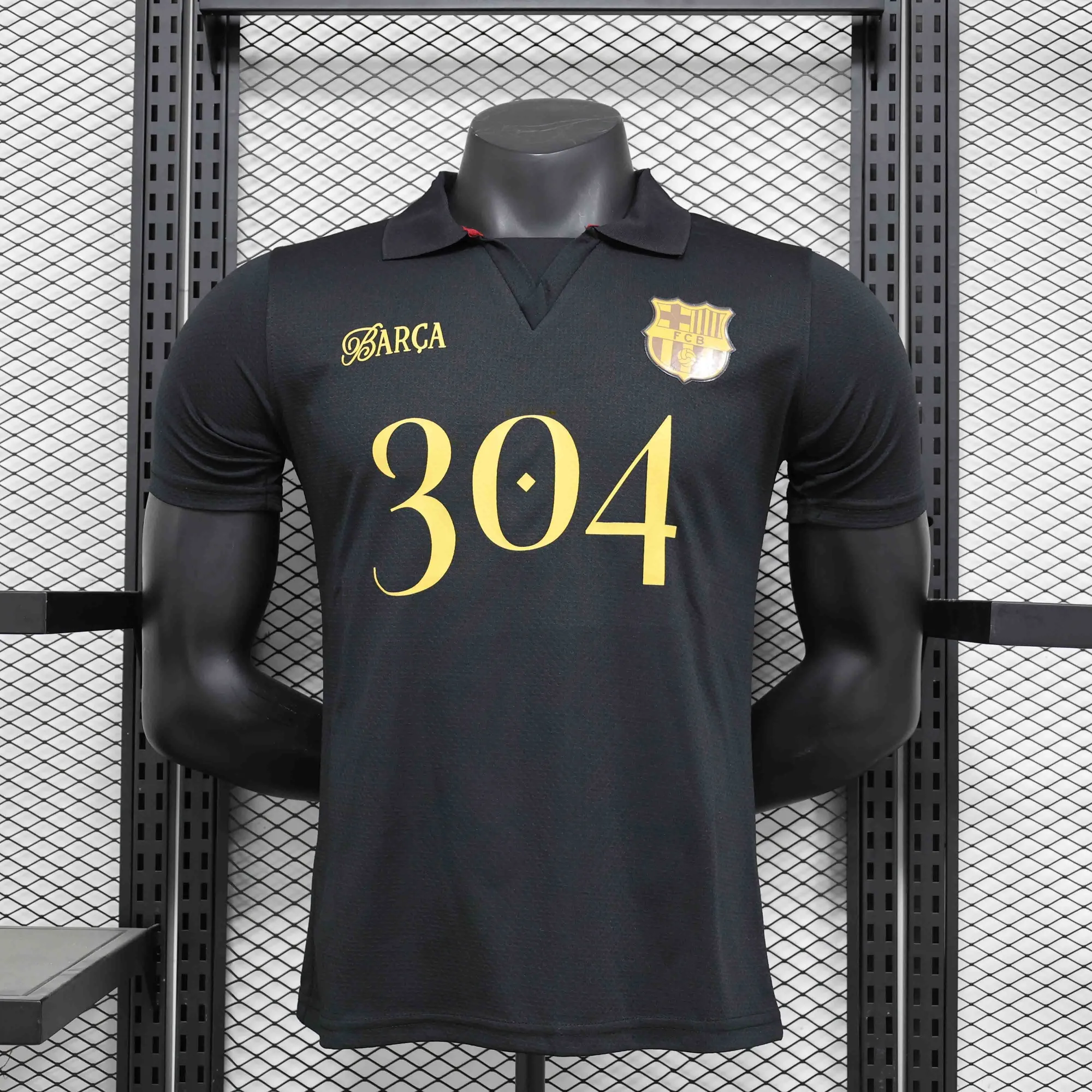 24-25 Barcelona Lamine Yamal 304 Black Special Player Version Shirt AAAAJersey Supplier Yupoo 5