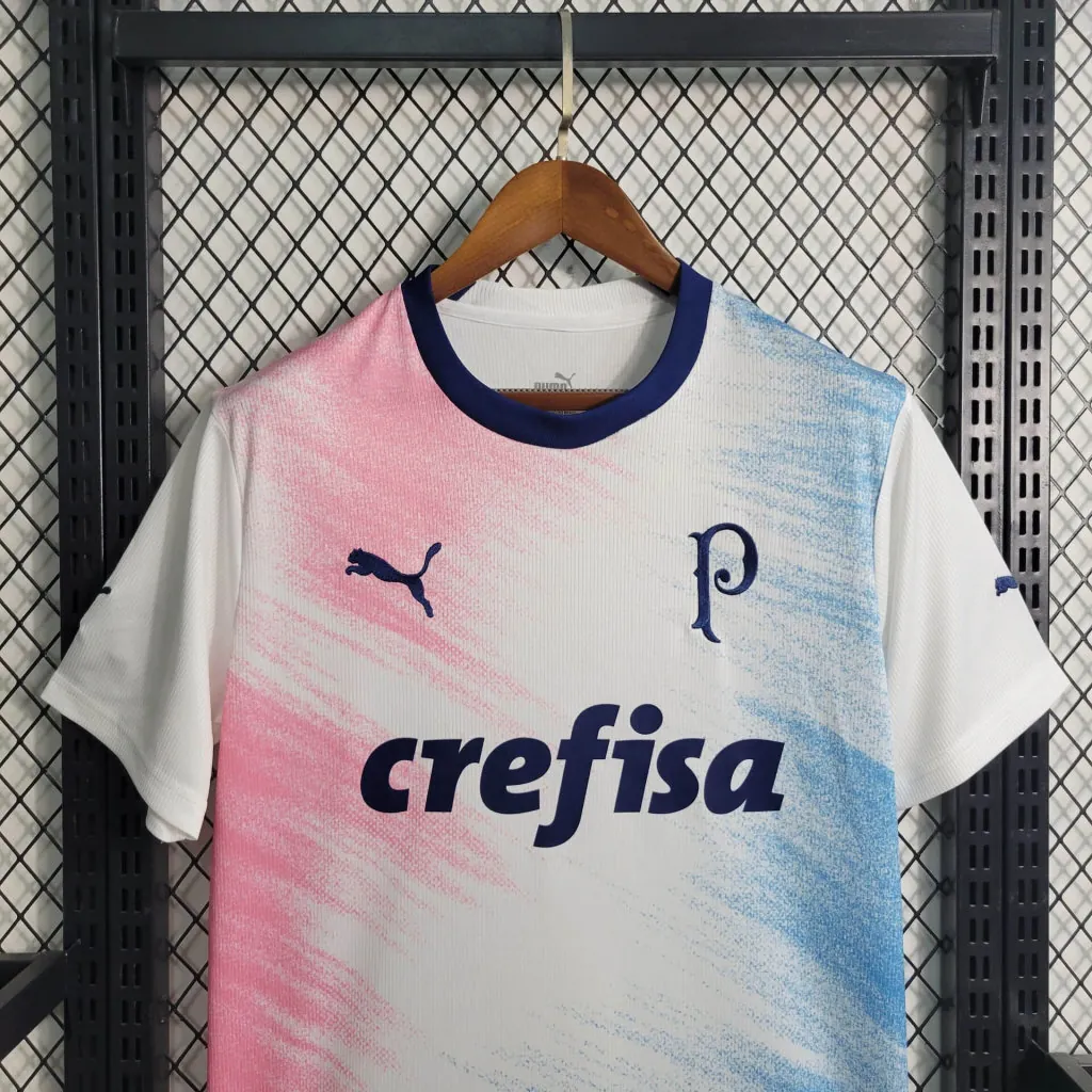 23-24 Palmeiras Special Edition White&Pink S-4XL Cheap Soccer Jerseys 5