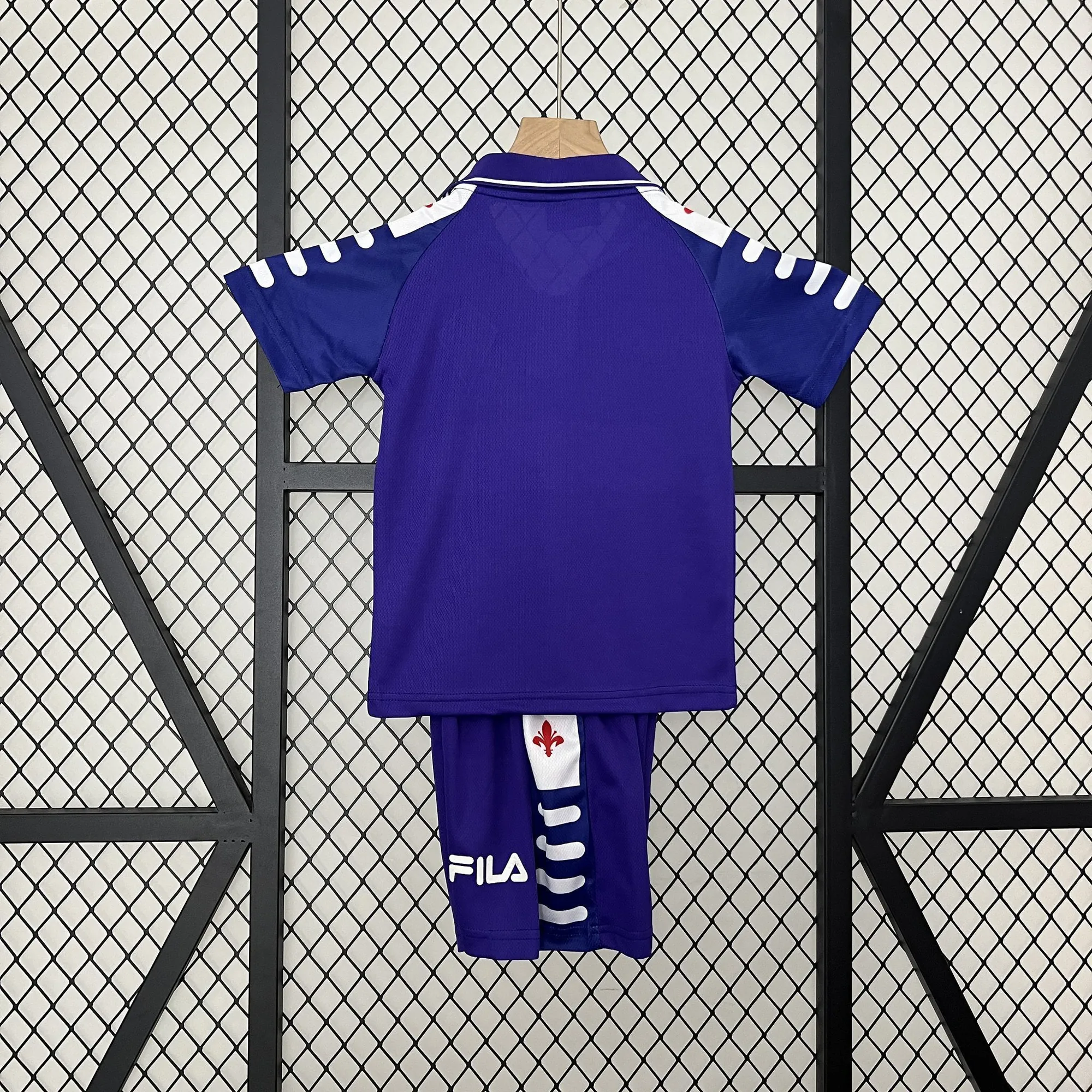 98-99 Fiorentina Home Retro Kid Kits Youth Apparels AAAAJersey Wholesale Yupoo 7