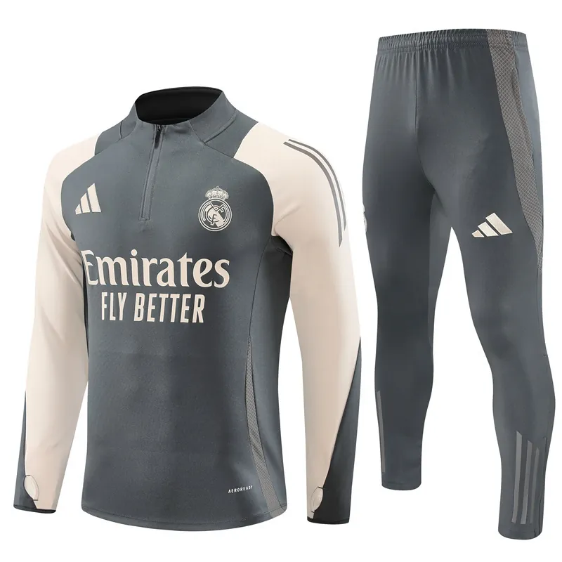 24-25 Real Madrid Long Sleeve Training Suit Football Shirts 4