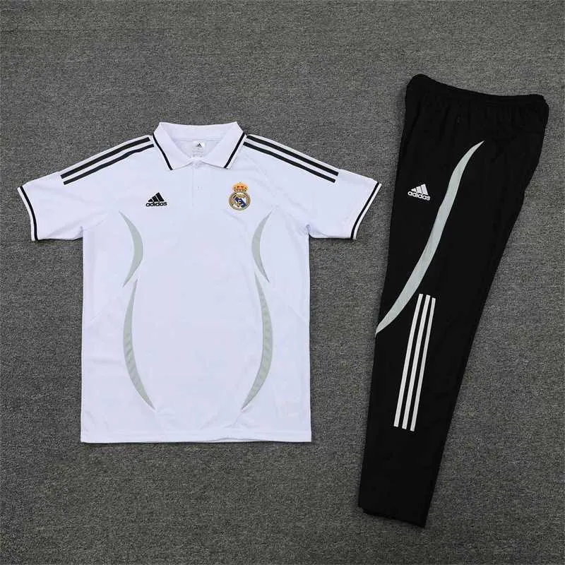 Real Madrid Polo white-black with three sides 8