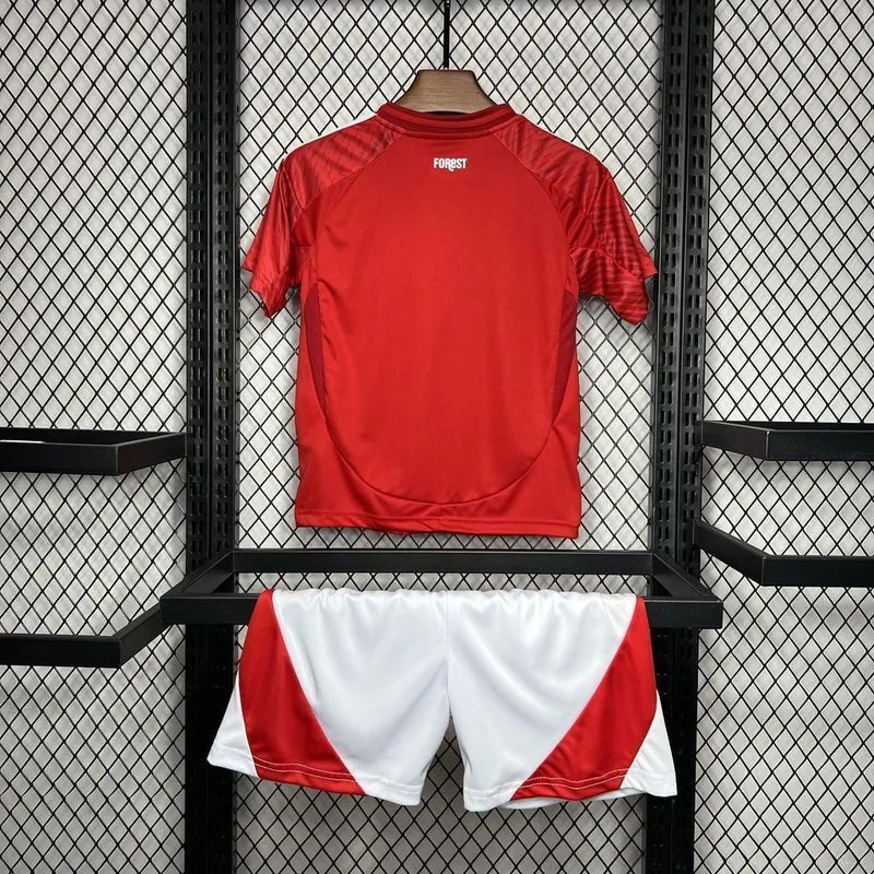24-25 Nottingham Forest Home Kid Kits Youth Apparels Football AAAAJersey Yupoo 3