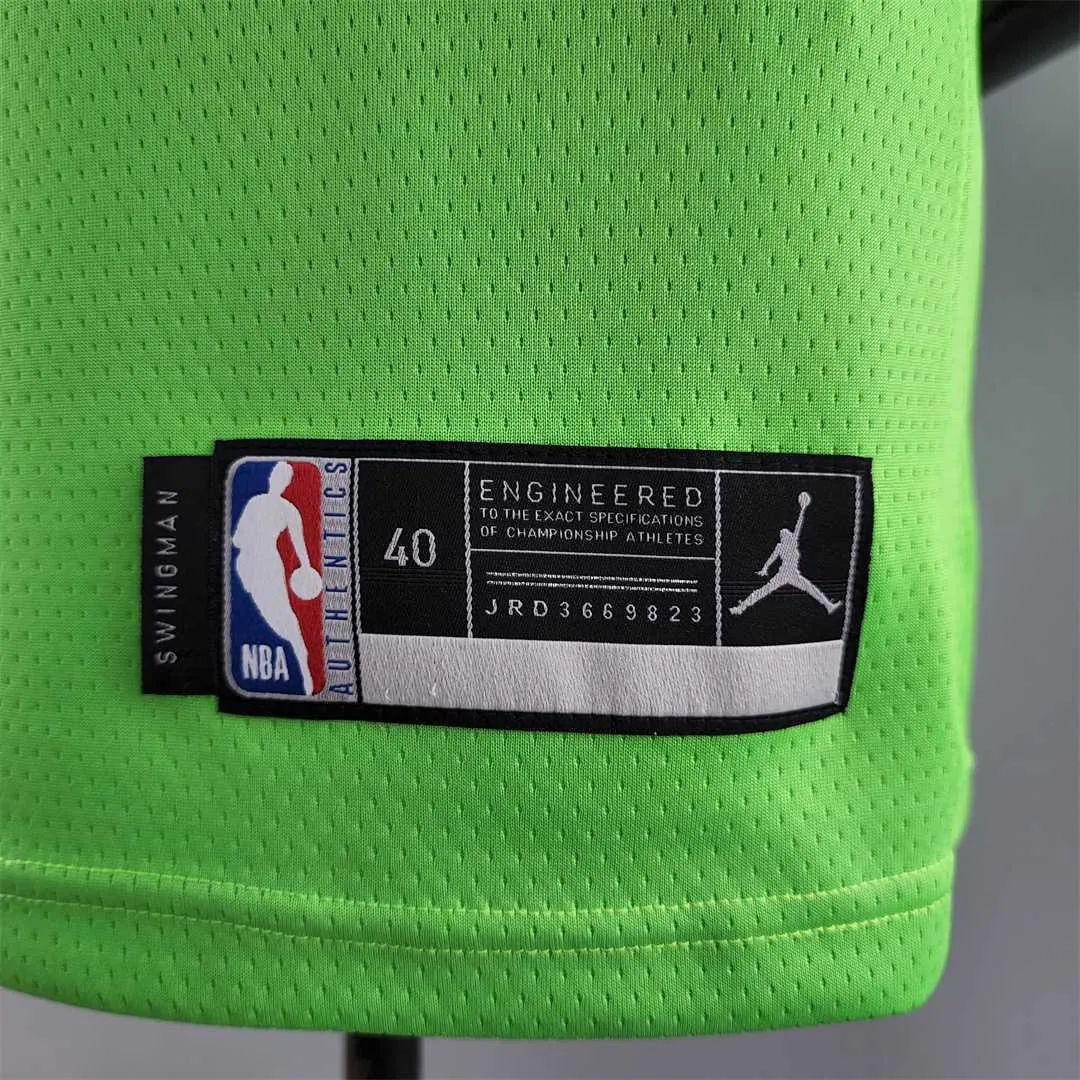 Minnesota Timberwolves Wiggins#22 Air Jordan NBA Jersey Blue 1