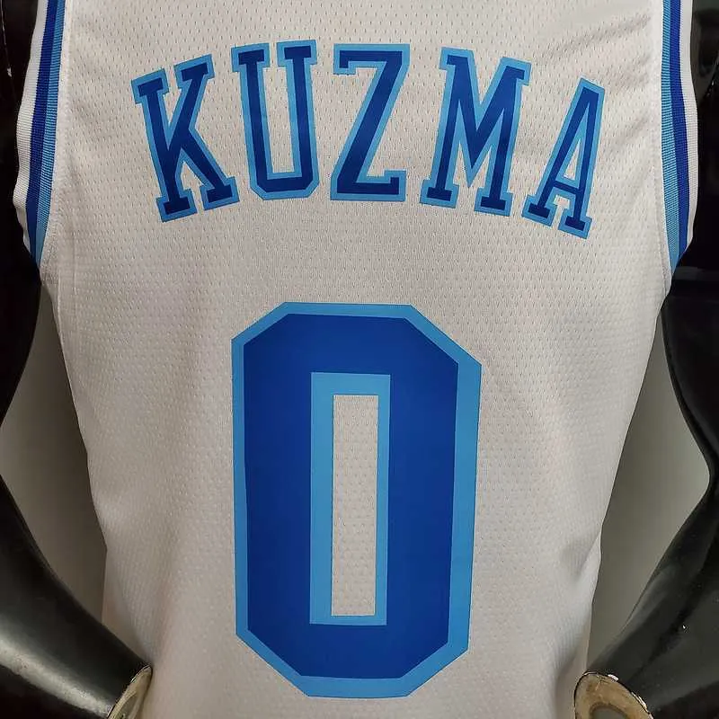 New KUZMA #0 Lakers white 7