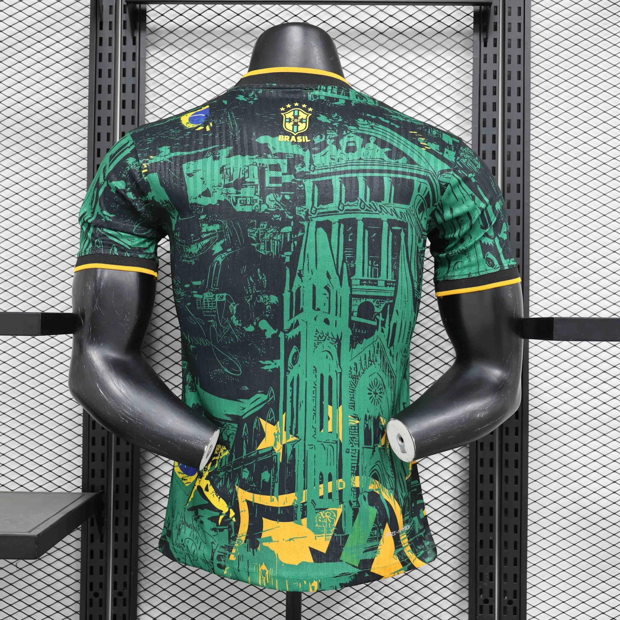 2024 Brazil Green Church Special Edition Player Version Shirt AAAAJersey Supplier Yupoo 5