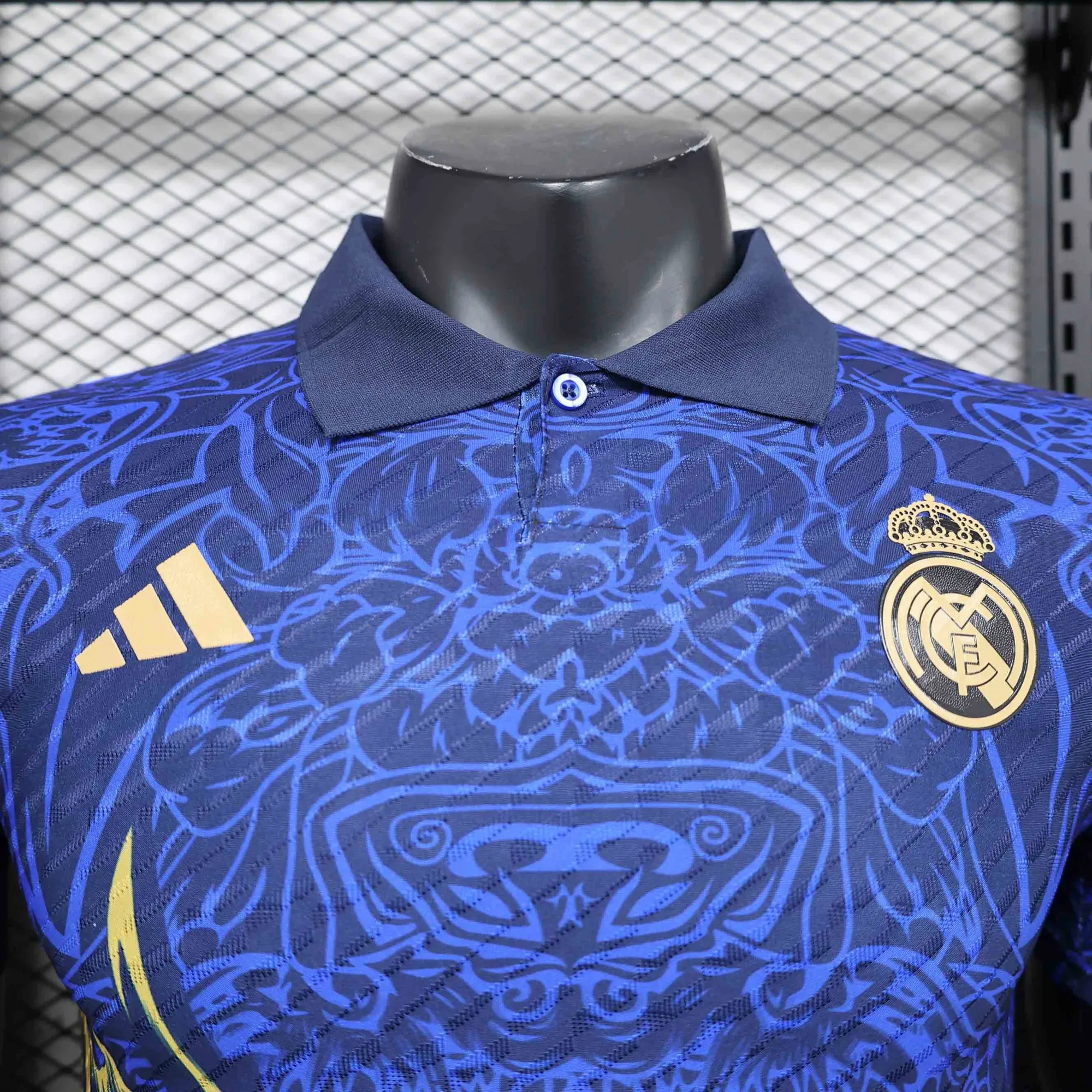 24-25 Real Madrid Dragon Special Edition Kit Blue Player Version Shirt Football AAAAJersey Supp 4