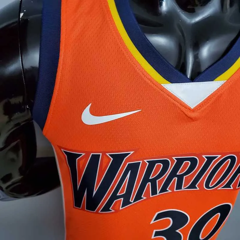 New Warriors CURRY#30 Orange 3