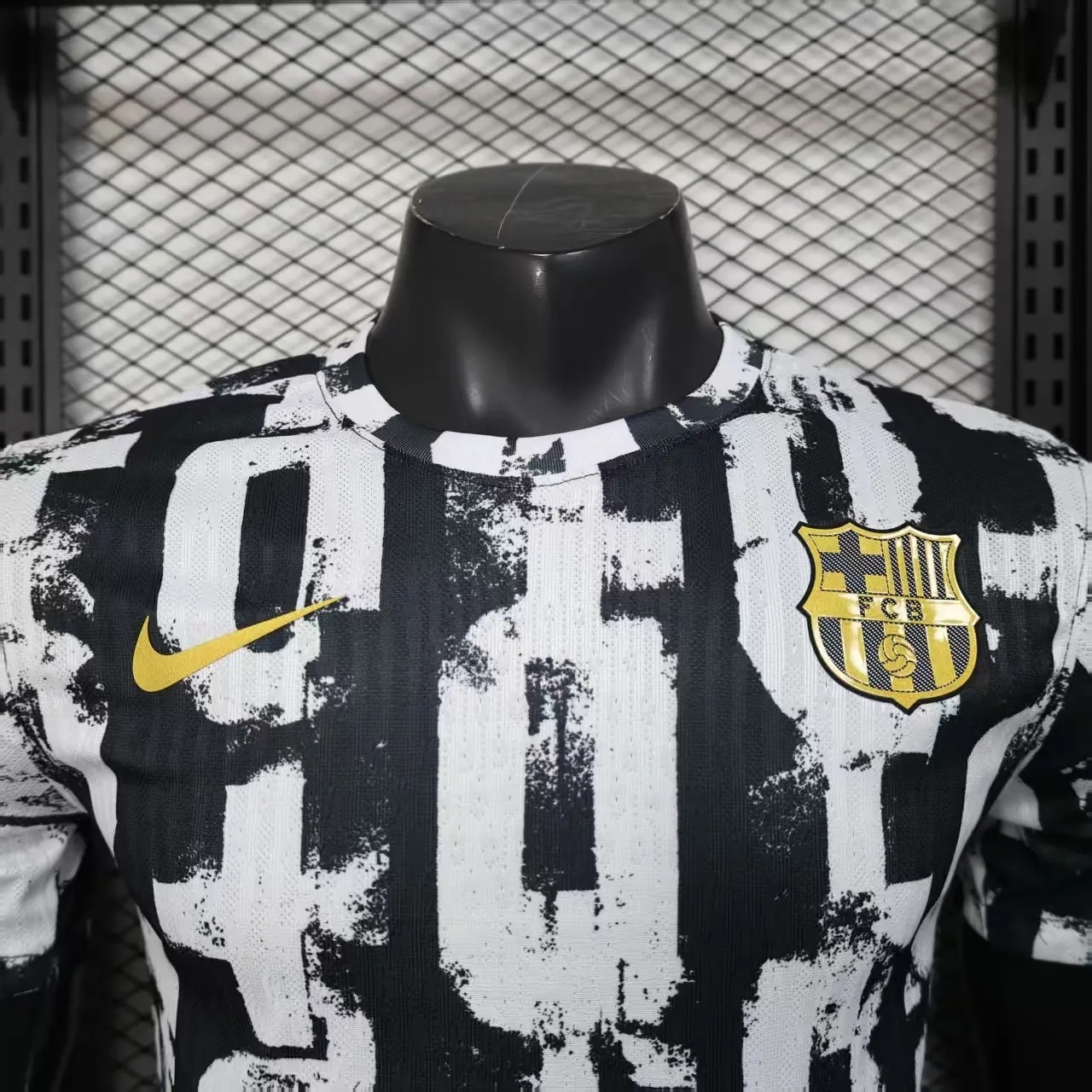 25-26 Barcelona White&Black kit Special Edition Player Version Soccer Maillot été AAAAJersey Yu 3