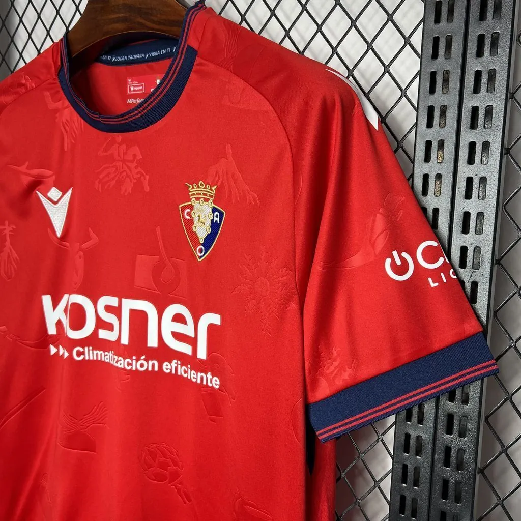 24-25 Osasuna Home Kit Football Apparels Sport AAAAJersey Yupoo 2