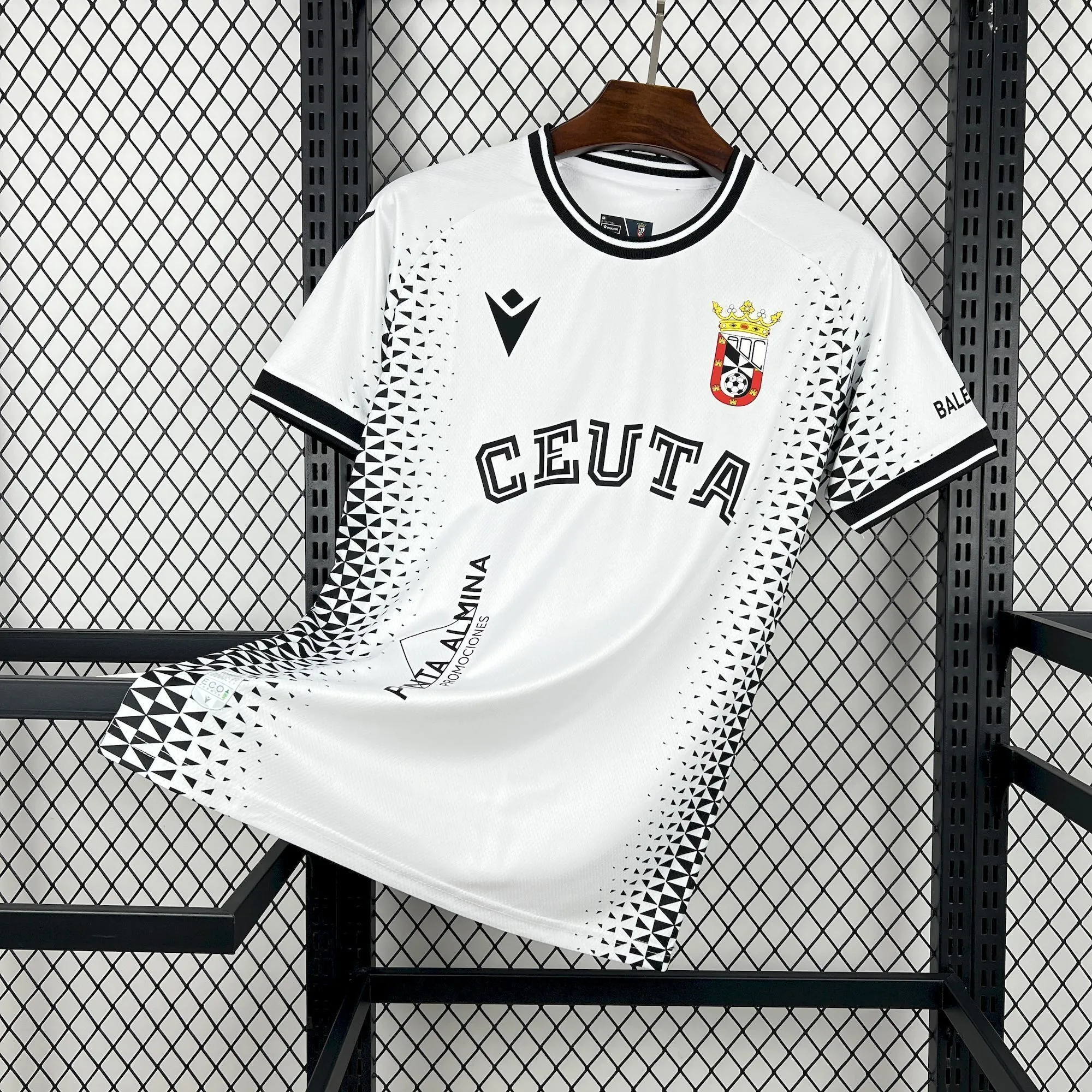 25-26 AD Ceuta FC Home Kit T-Shirt Football Apparels AAAAJersey Supply Yupoo 6