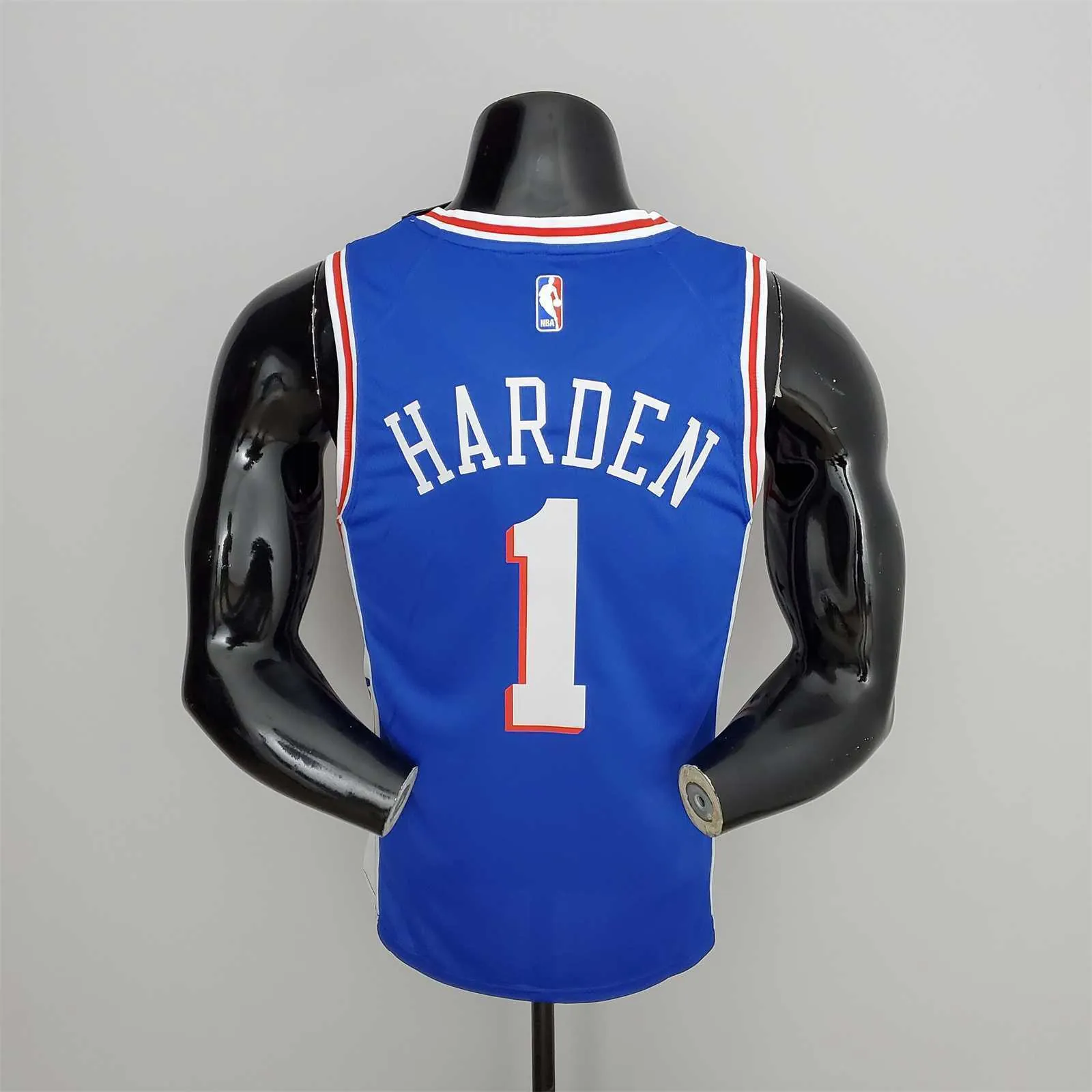 76ers Harden #1 V-Neck Blue 2