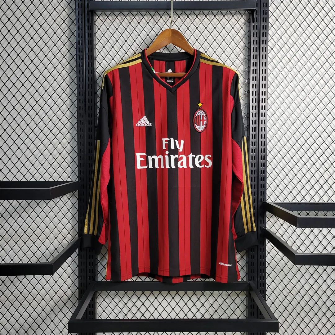13-14 AC Milan home long sleeve 9