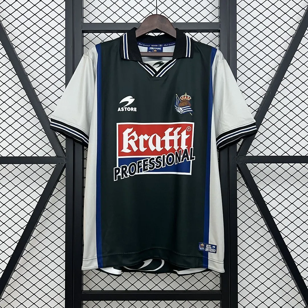 00-02 Real Sociedad Away Retro Kit Vintage Shirt AAAAJersey Wholesale Yupoo 9