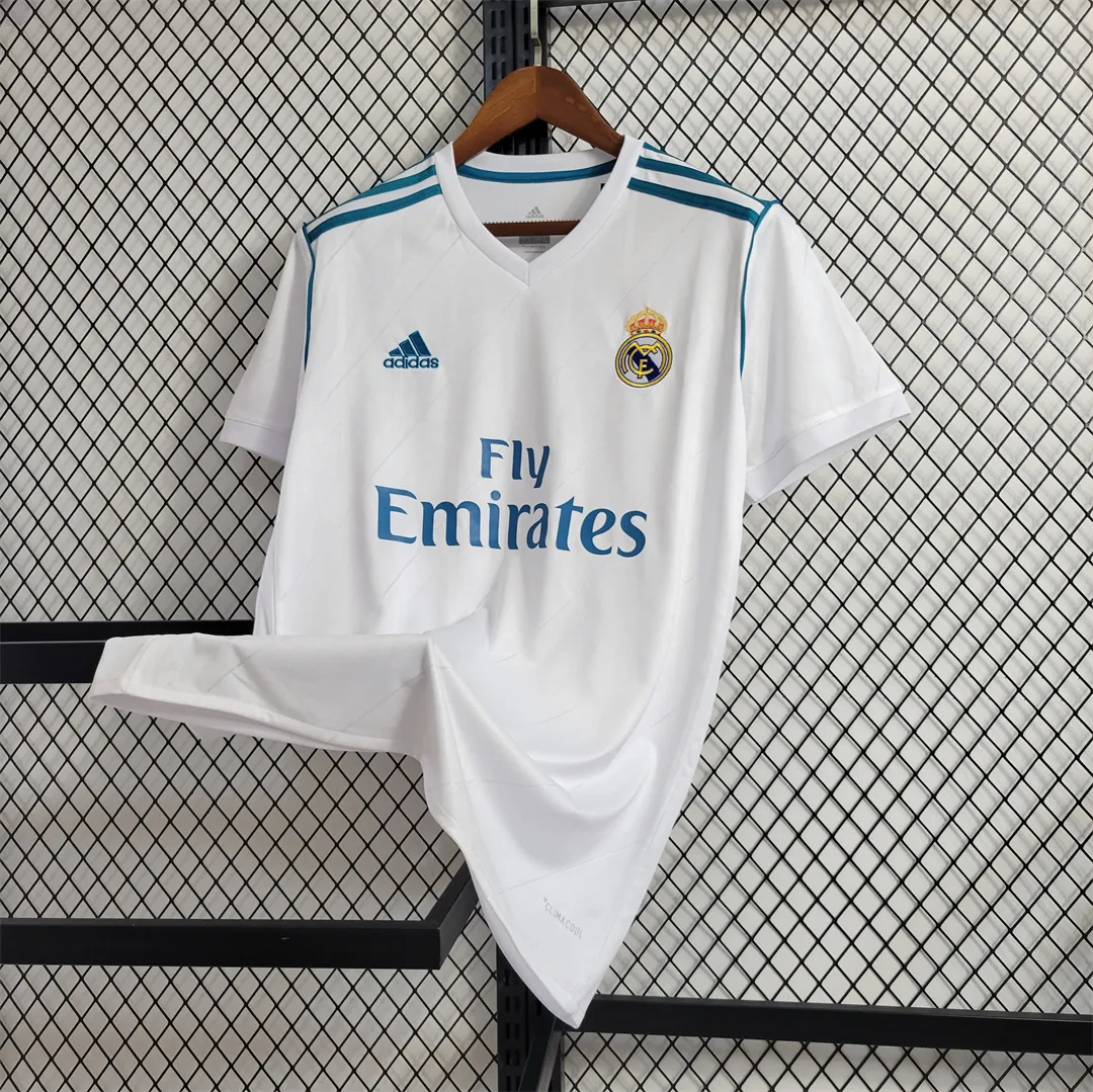 17-18 Real Madrid home white player version 10