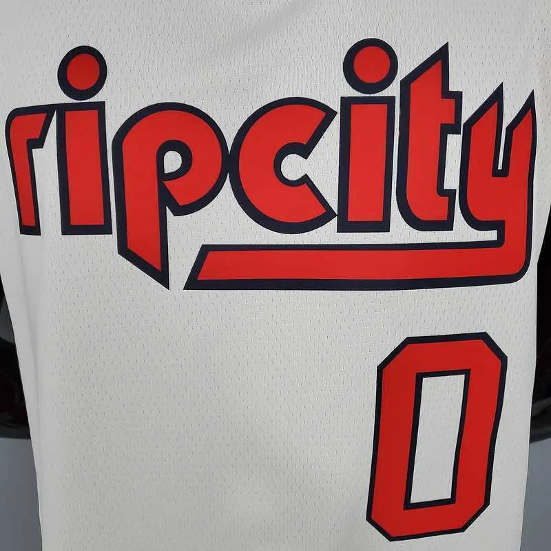 LILLARD#0 Portland Trail Blazers Beige 7