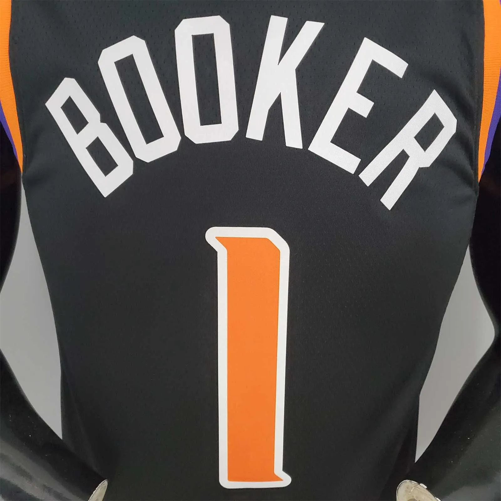 2021 BOOKER#1 Suns Black 1