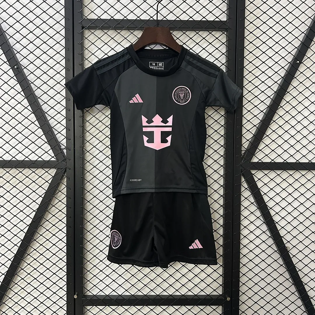 25-26 Inter Miami Away Kid Kits Youth Apparels AAAAJersey Dropship Yupoo 6