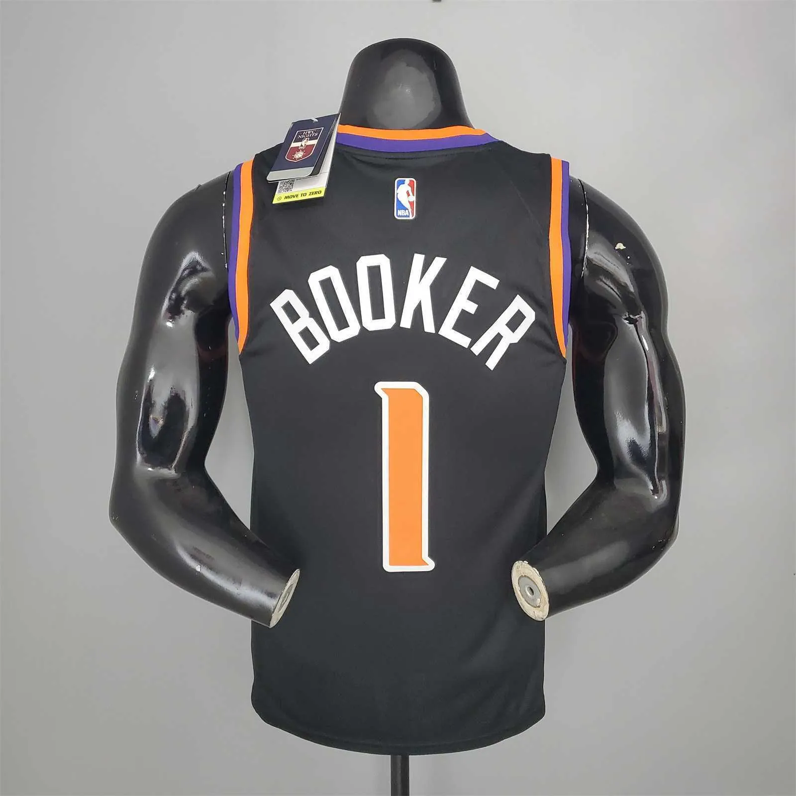 2021 BOOKER#1 Suns Black 4